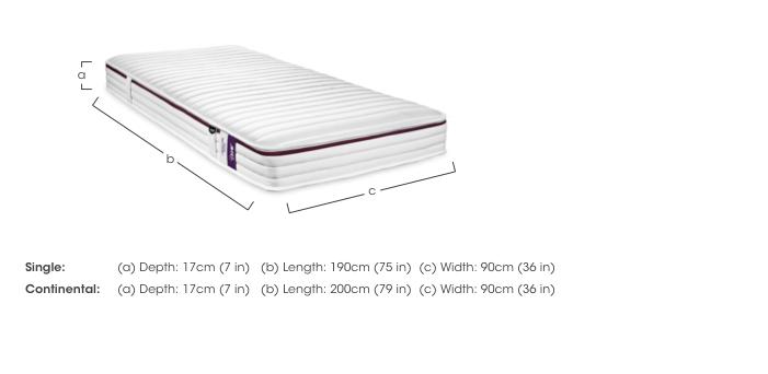 More Deep e-Spring Children’s Mattress in  on Furniture Village