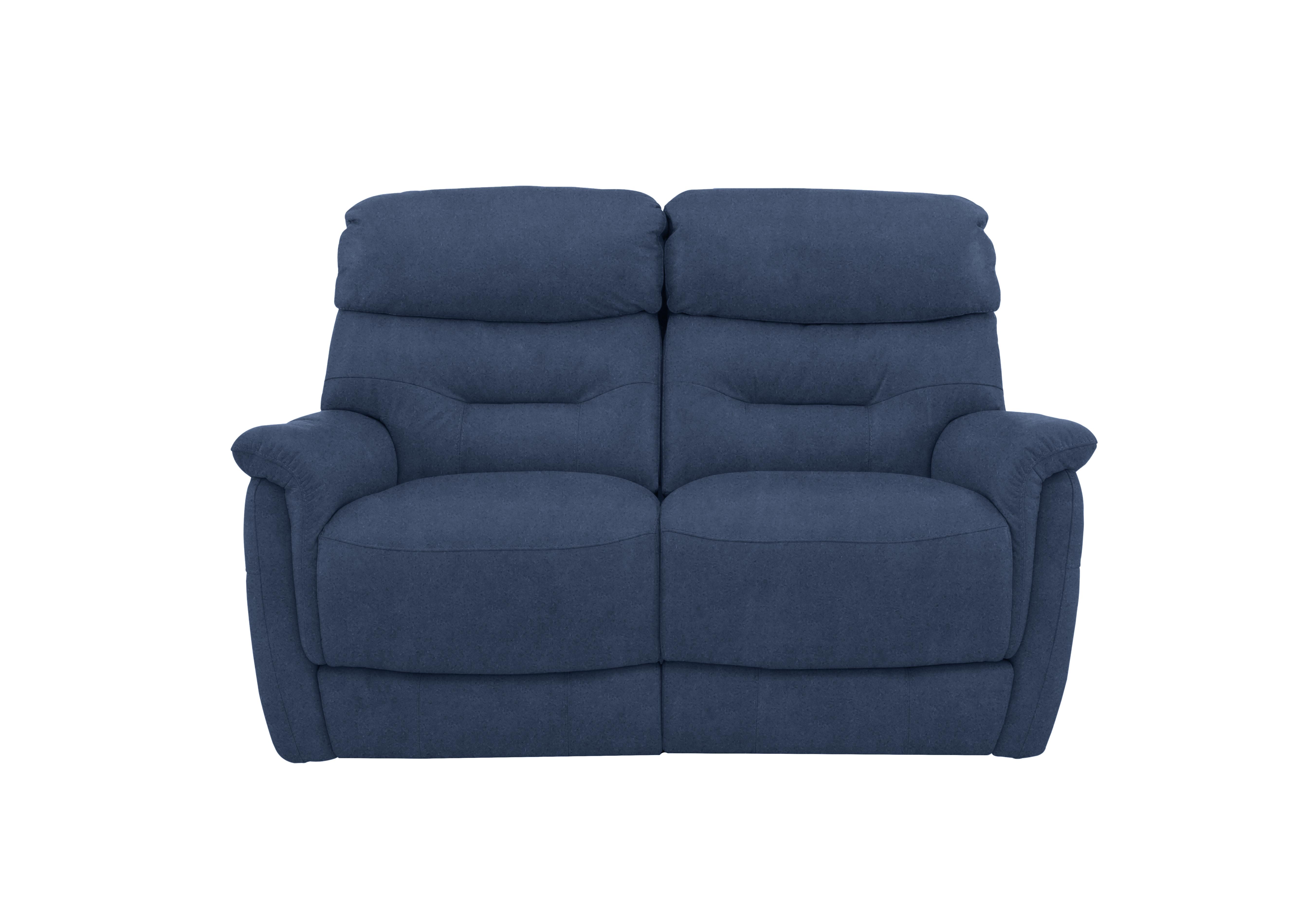Chicago 2 Seater Fabric Sofa in Bfa-Blj-R10 Blue on Furniture Village