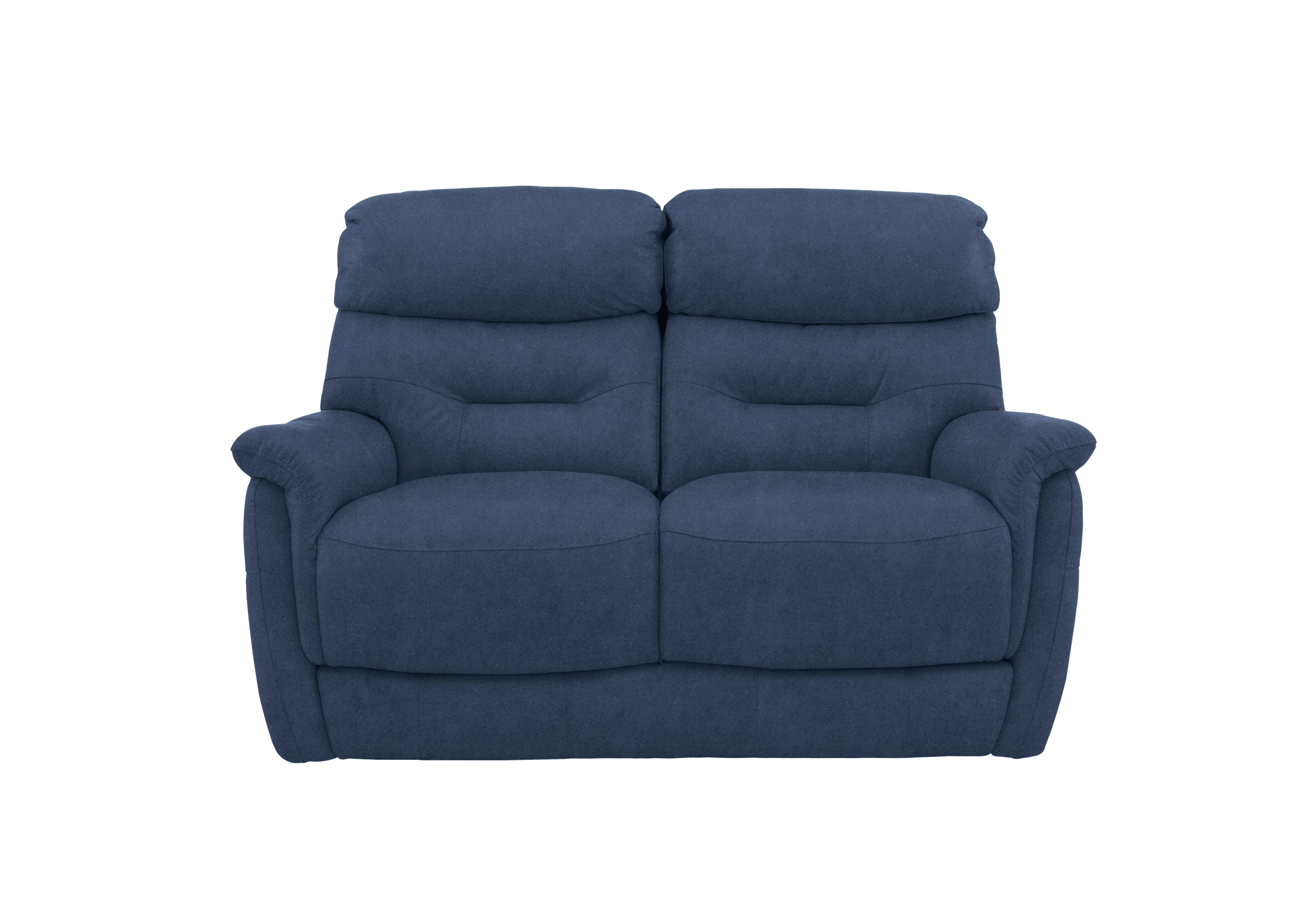 Chicago 2 Seater Fabric Sofa in Bfa-Blj-R10 Blue on Furniture Village