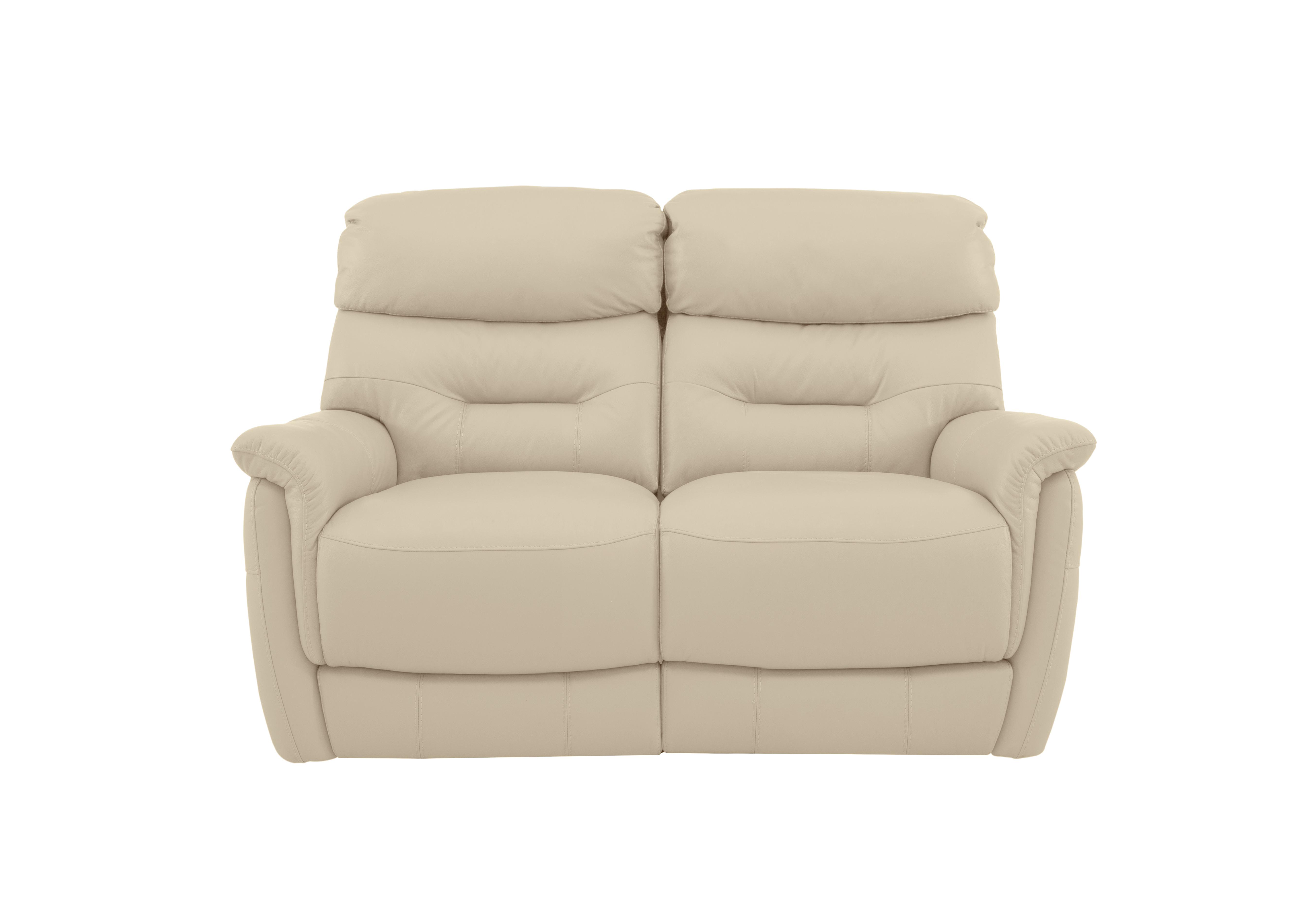 Chicago 2 Seater  Power Recliner Leather Sofa in Nc-862c Bisque on Furniture Village