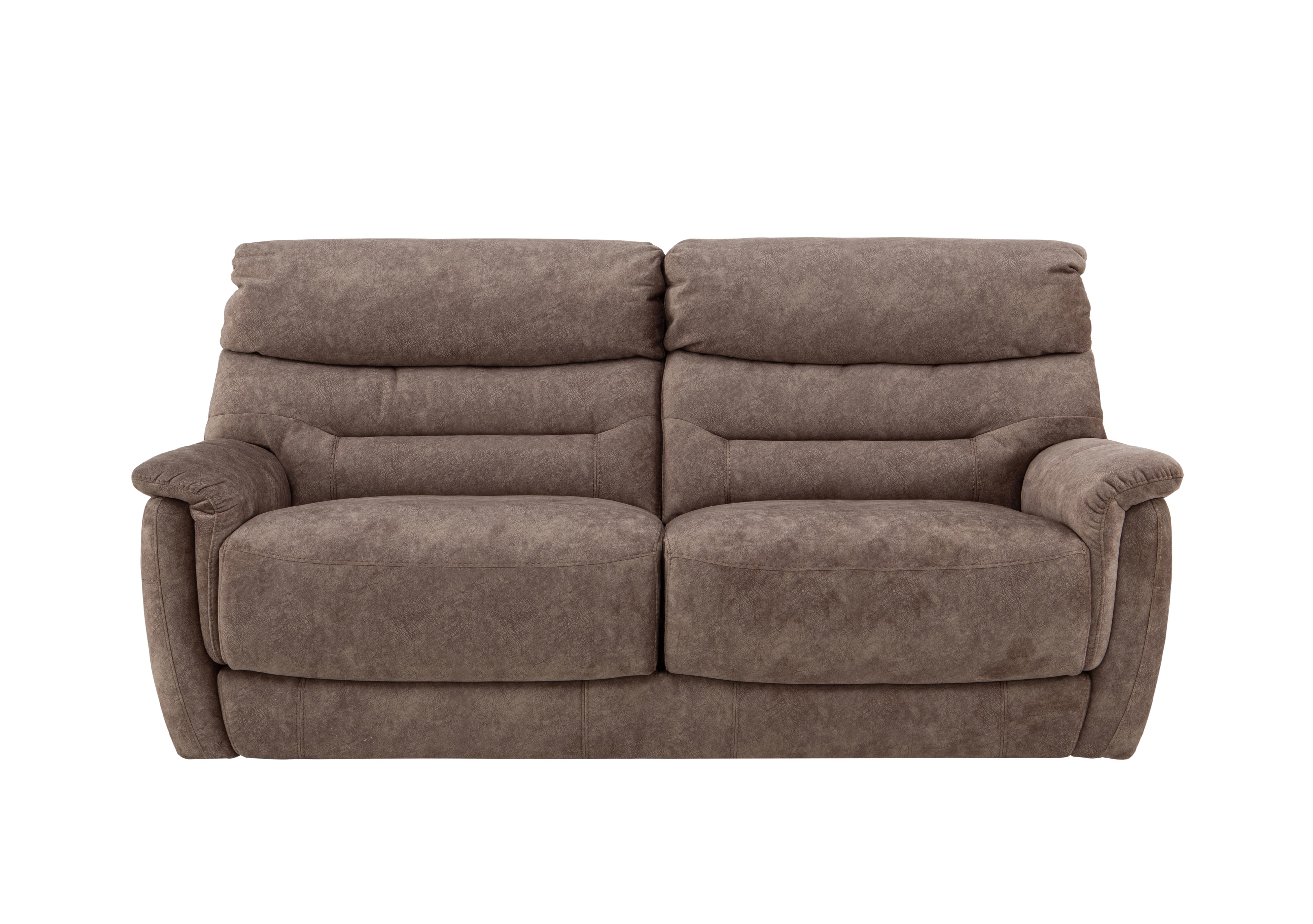 Chicago 3 Seater Fabric Sofa in Bfa-Bnn-R29 Mink on Furniture Village