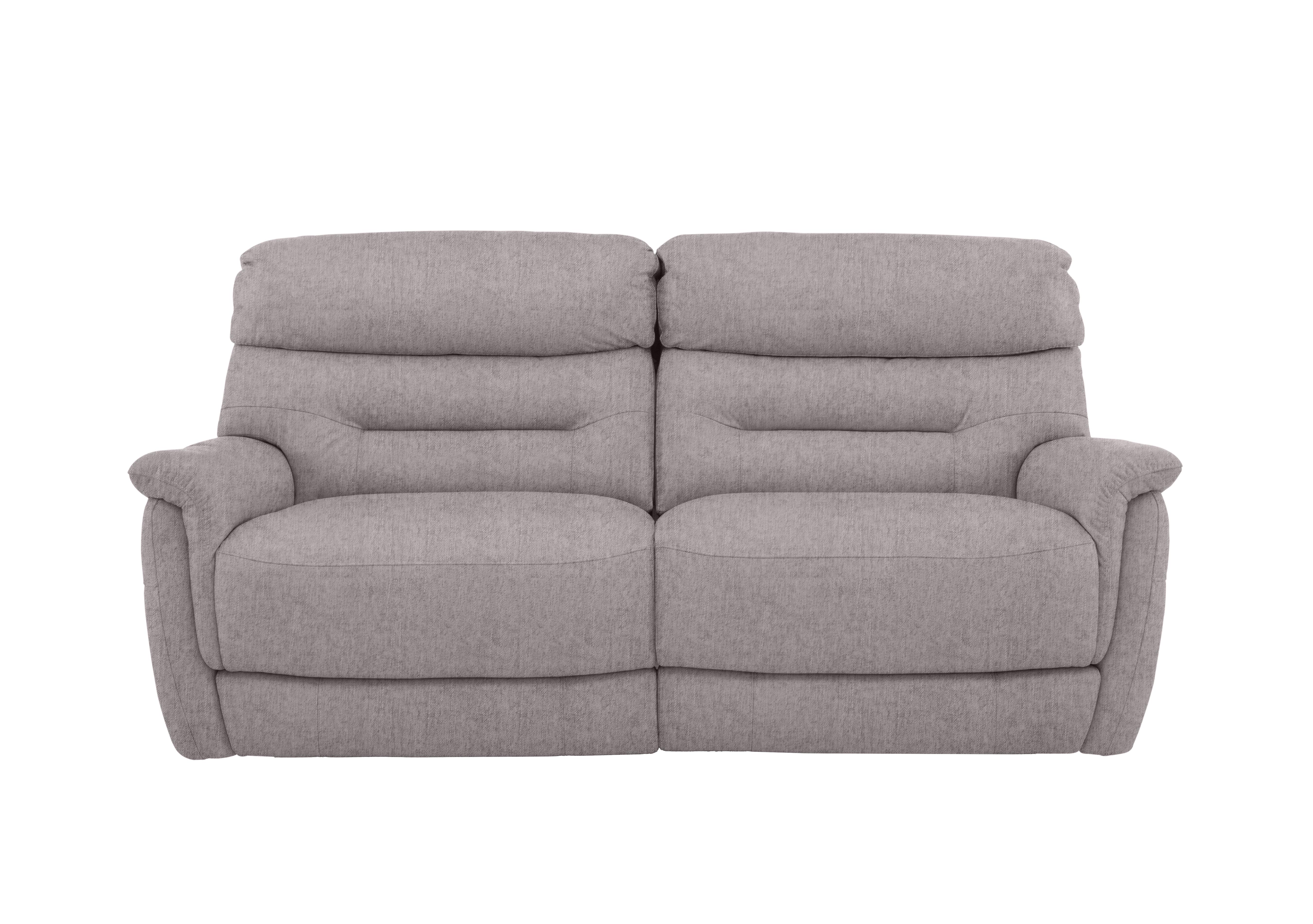 Chicago 3 Seater Fabric Sofa in Fab-Meo-R27 Pewter on Furniture Village