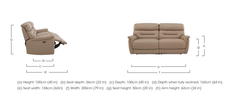 Chicago 3 Seater Leather Sofa in  on Furniture Village