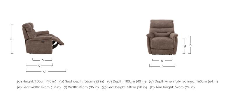 Chicago Fabric Armchair in  on Furniture Village