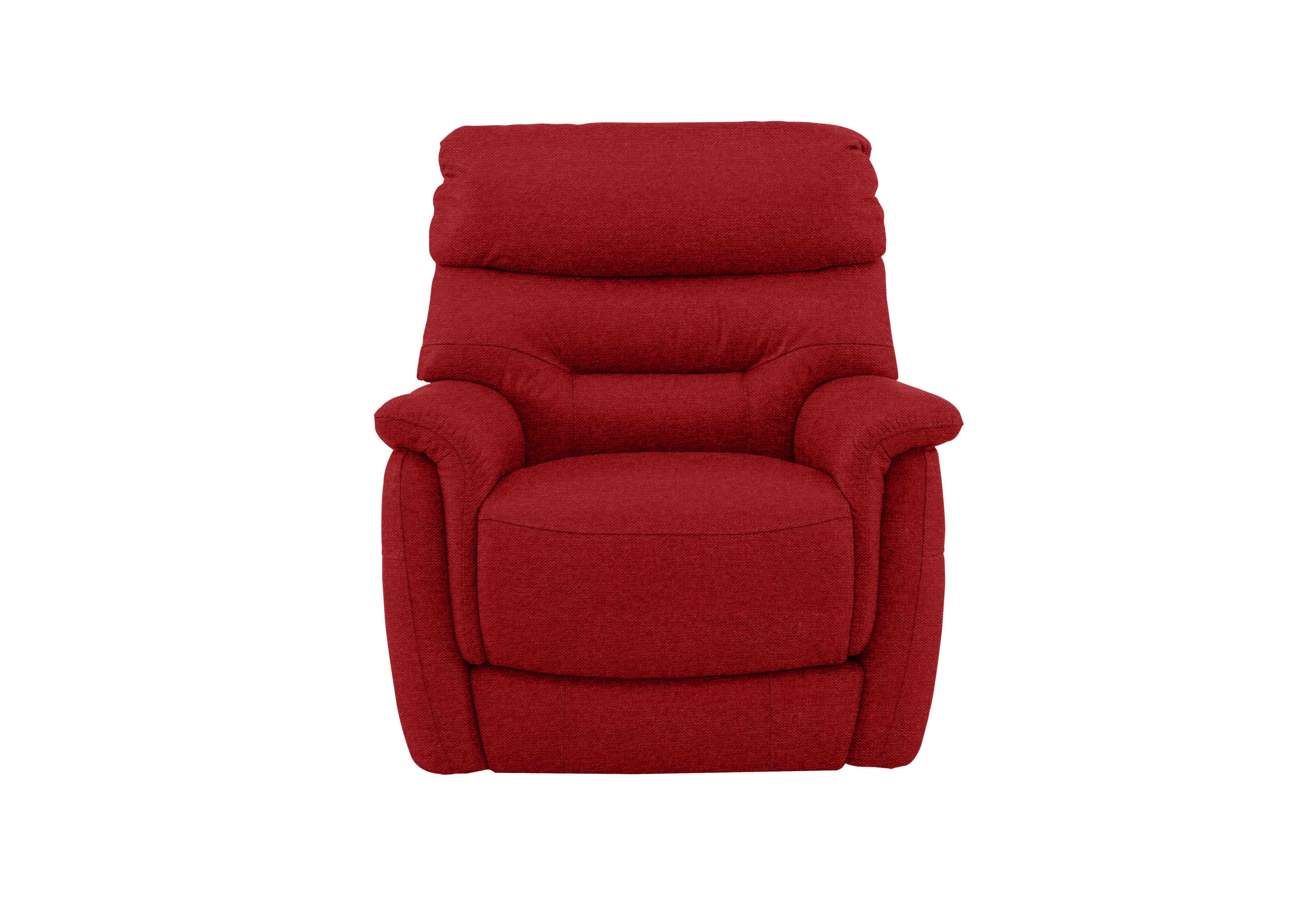 Chicago Fabric Armchair in Fab-Blt-R29 Red on Furniture Village