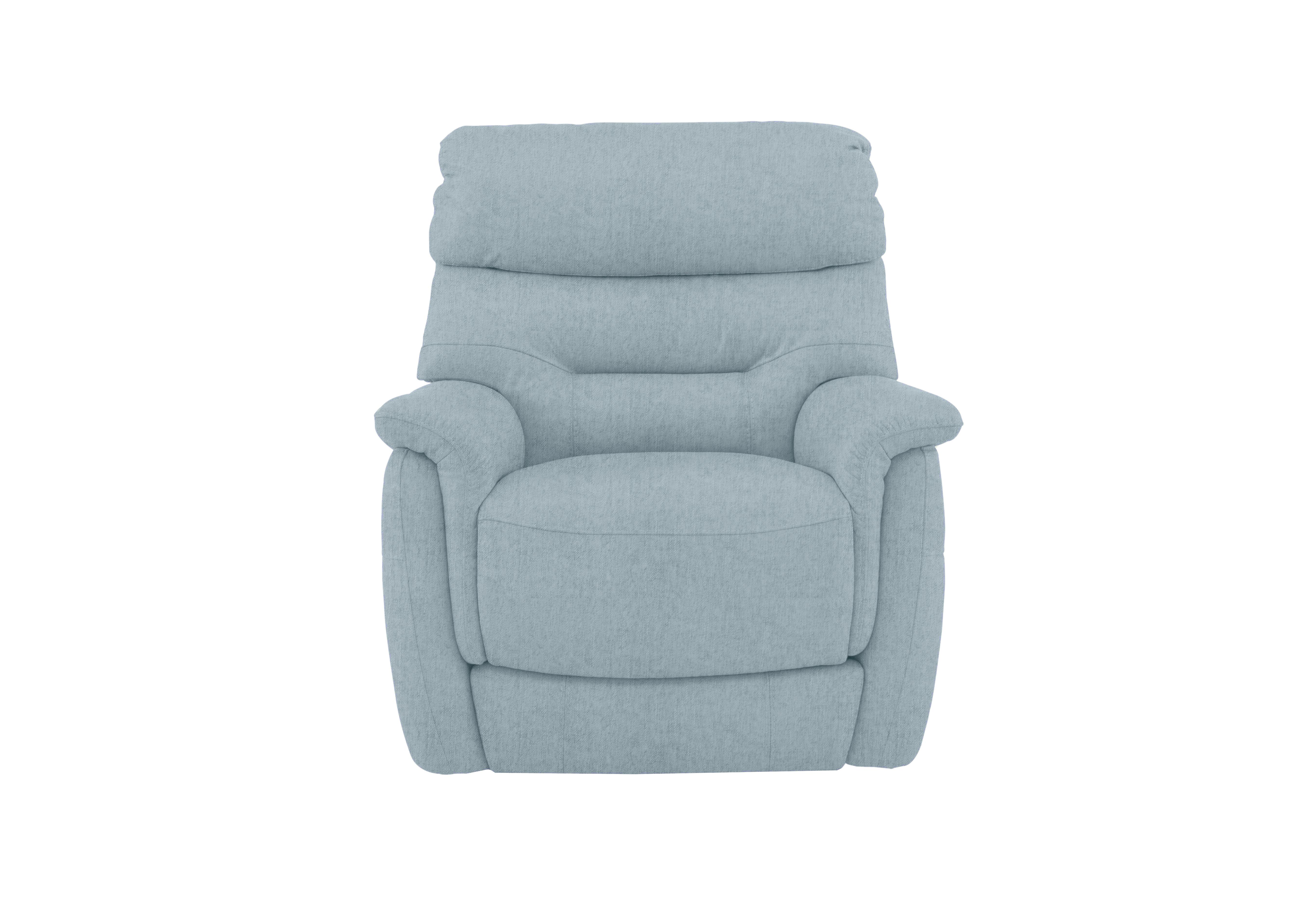 Chicago Fabric Armchair in Fab-Meo-R17 Baby Blue on Furniture Village
