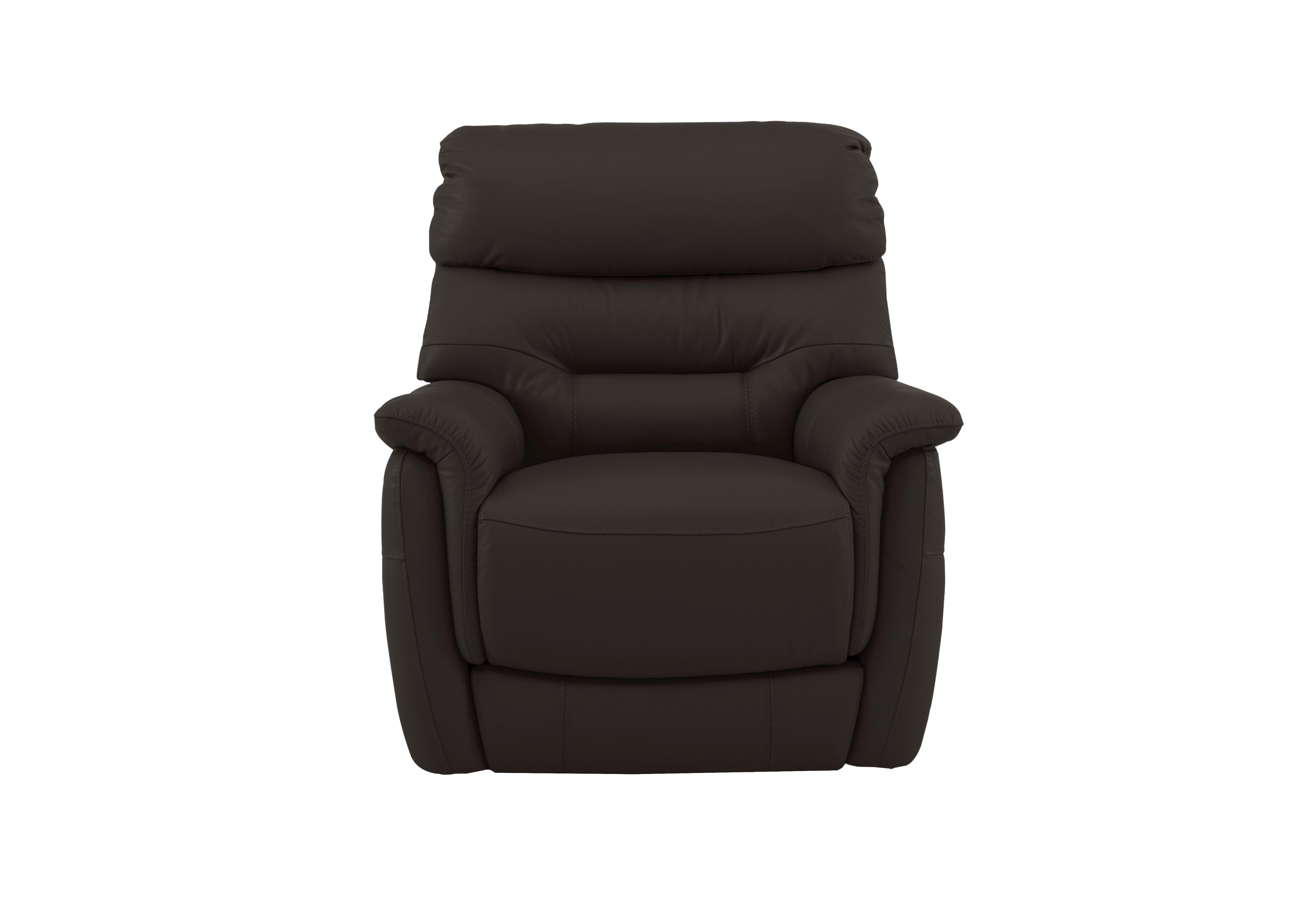 Chicago Leather Armchair in Bv-1748 Dark Chocolate on Furniture Village