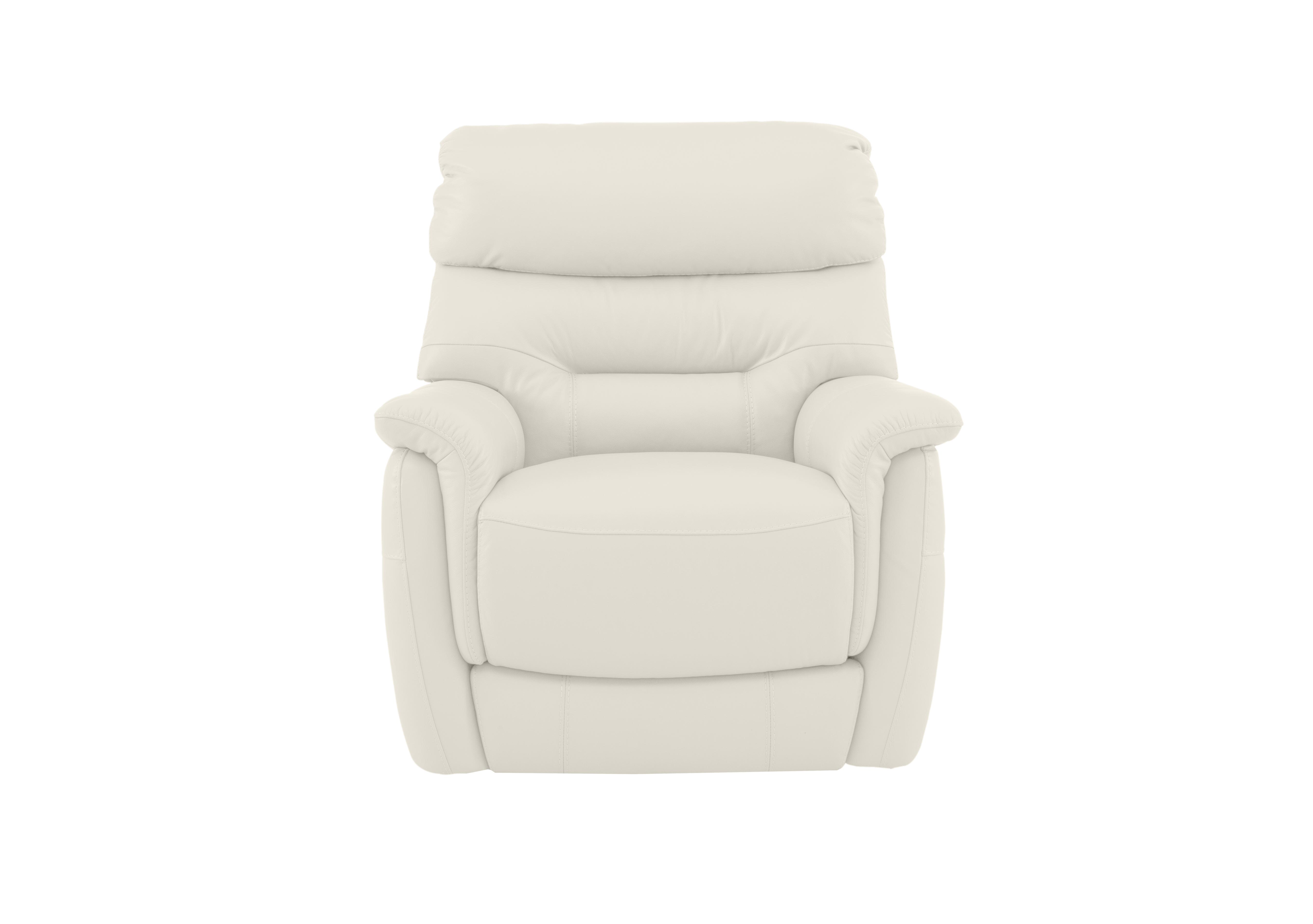Chicago Leather Armchair in Hw-744d Star White on Furniture Village