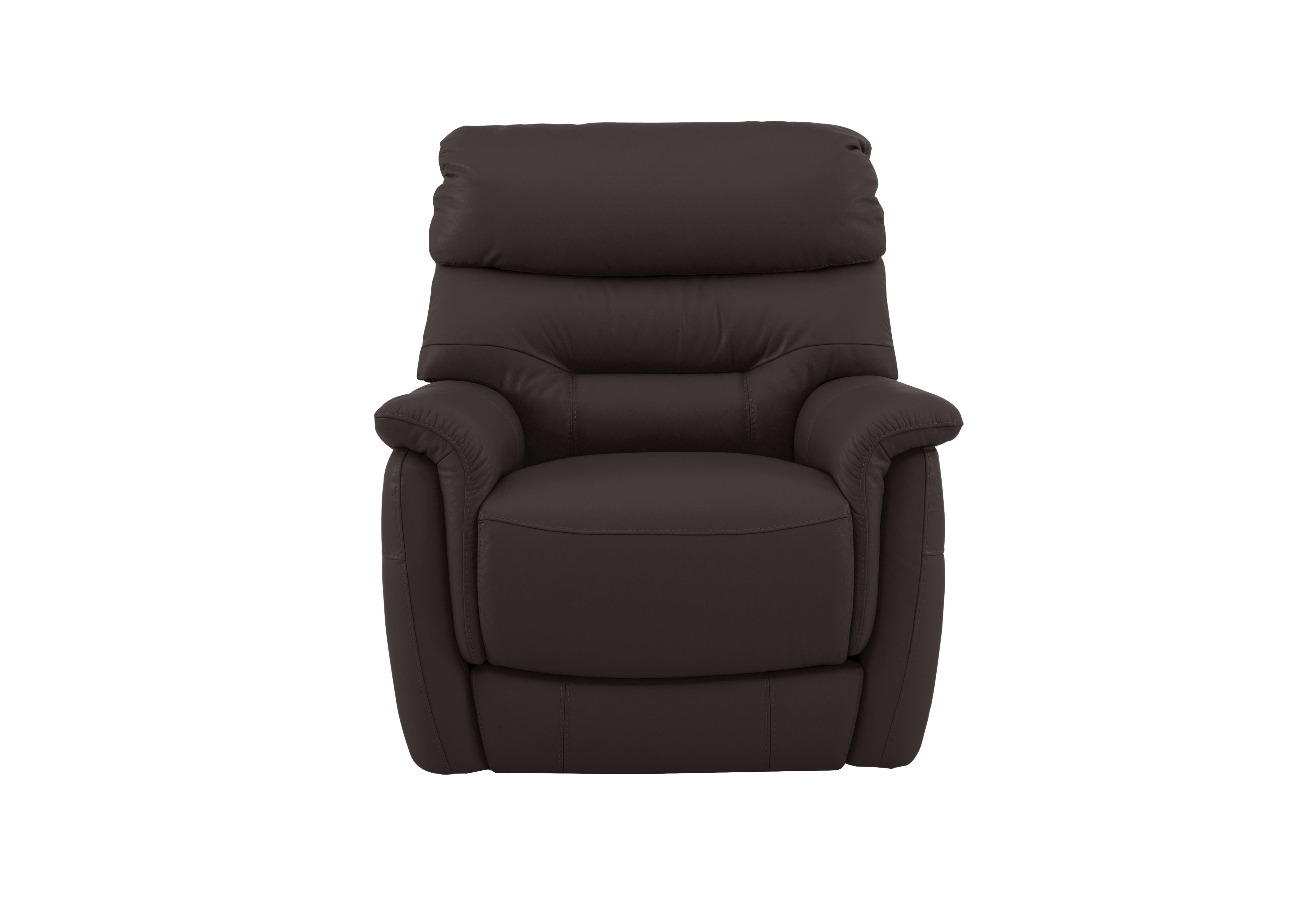 Chicago Leather Armchair in Nc-037c Walnut on Furniture Village