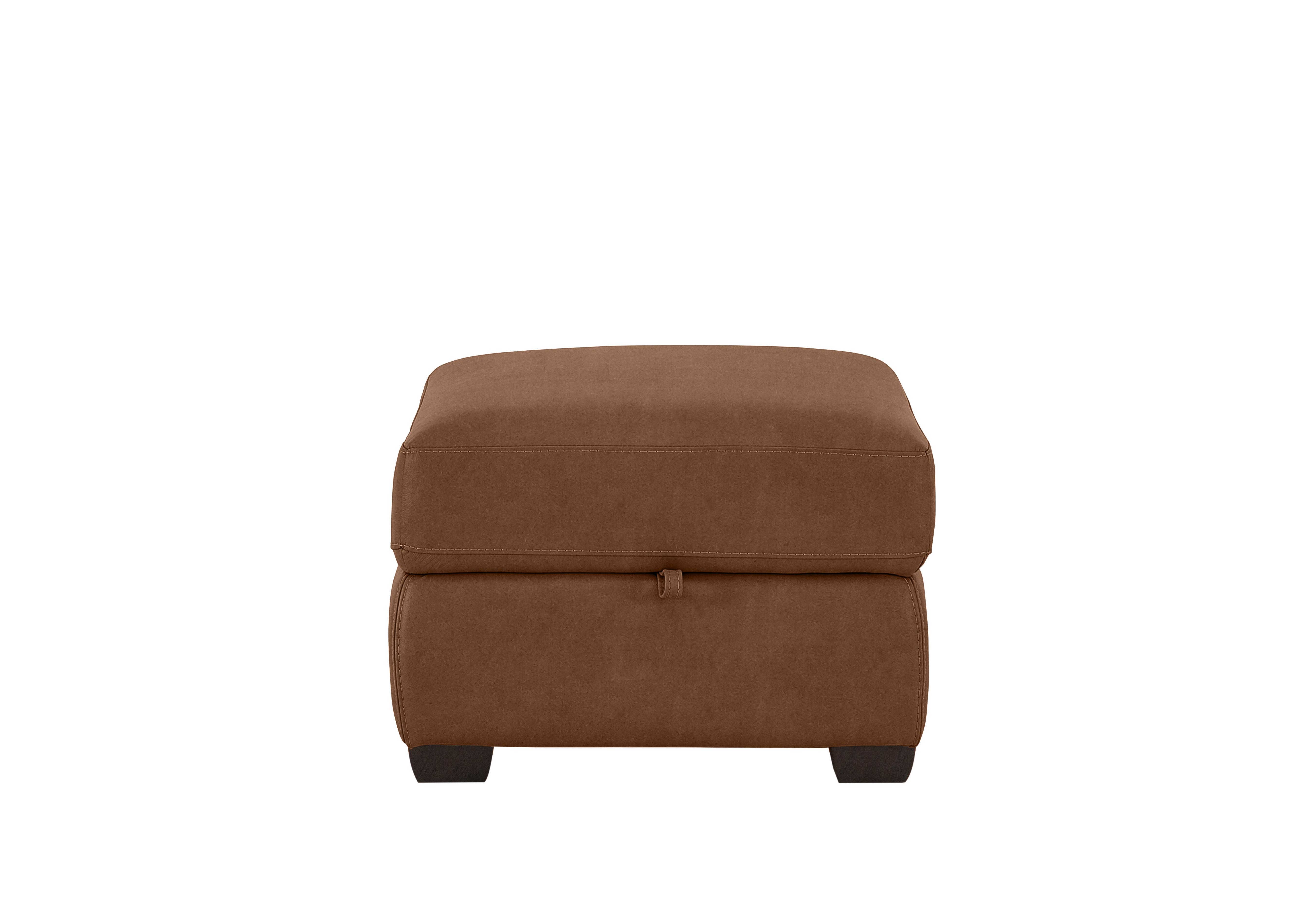 Chicago Fabric Storage Footstool in Bfa-Blj-R05 Hazelnut on Furniture Village
