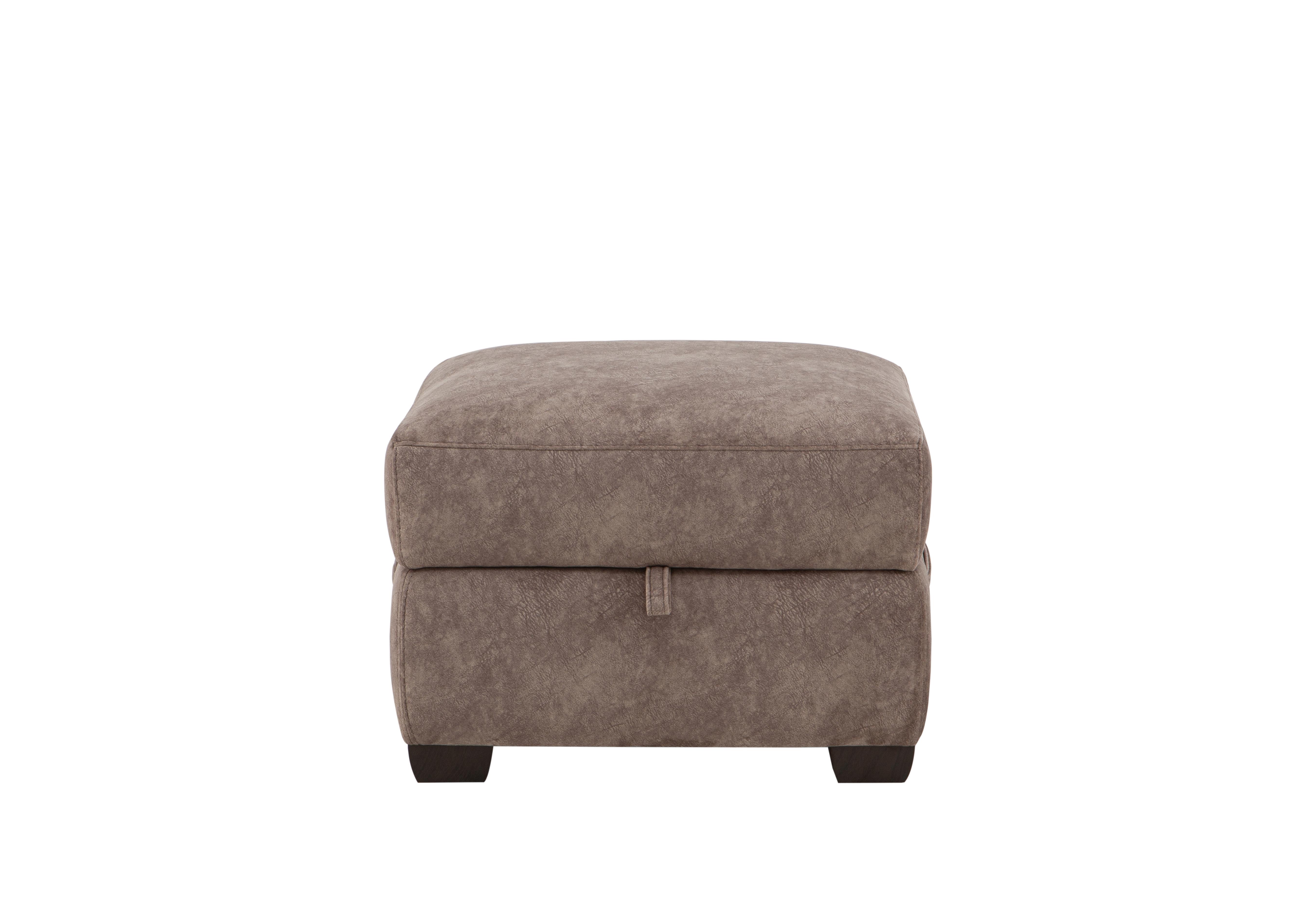 Chicago Fabric Storage Footstool in Bfa-Bnn-R29 Mink on Furniture Village