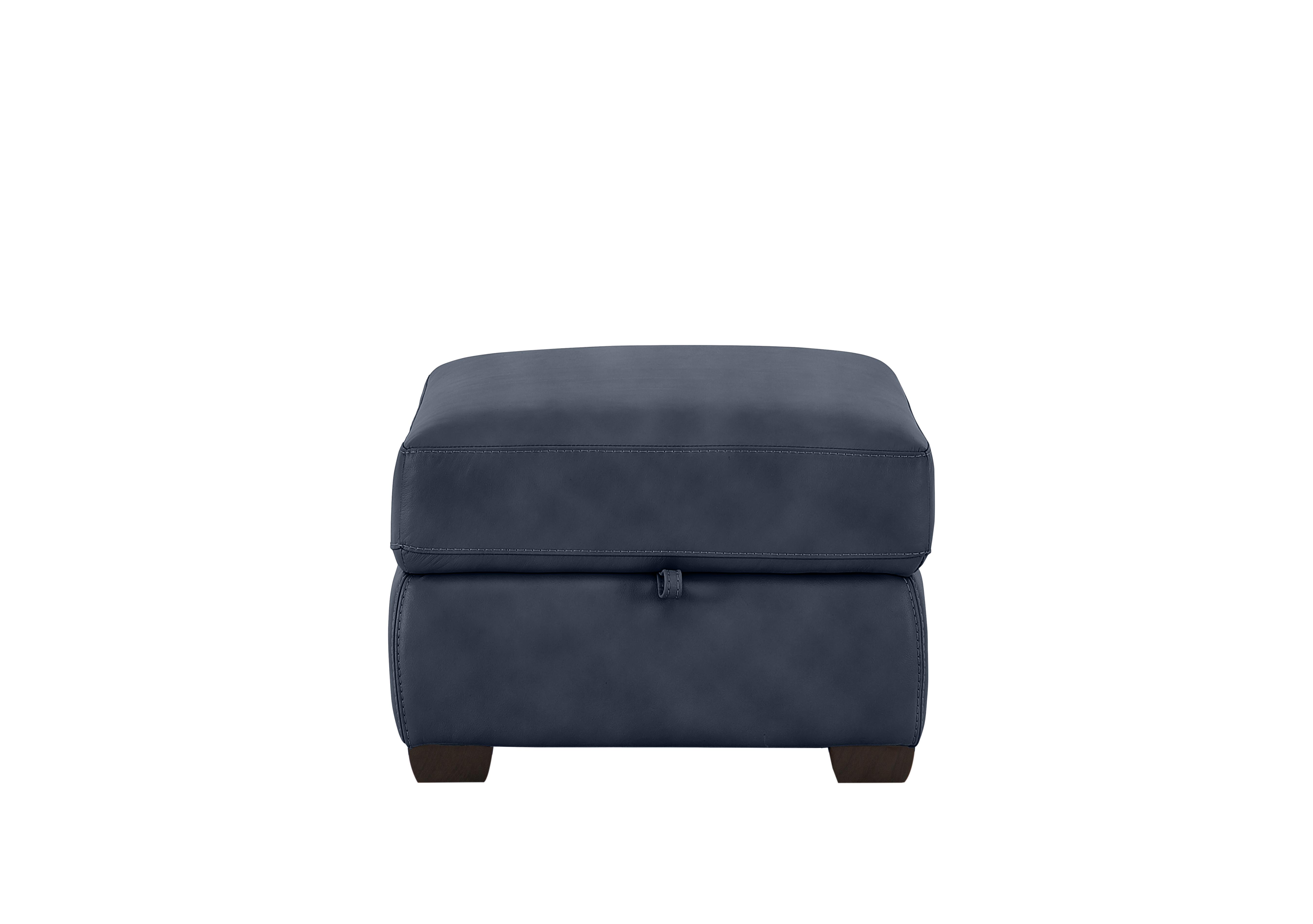 Chicago Fabric Storage Footstool in Bfa-Ori-R23 Blue on Furniture Village