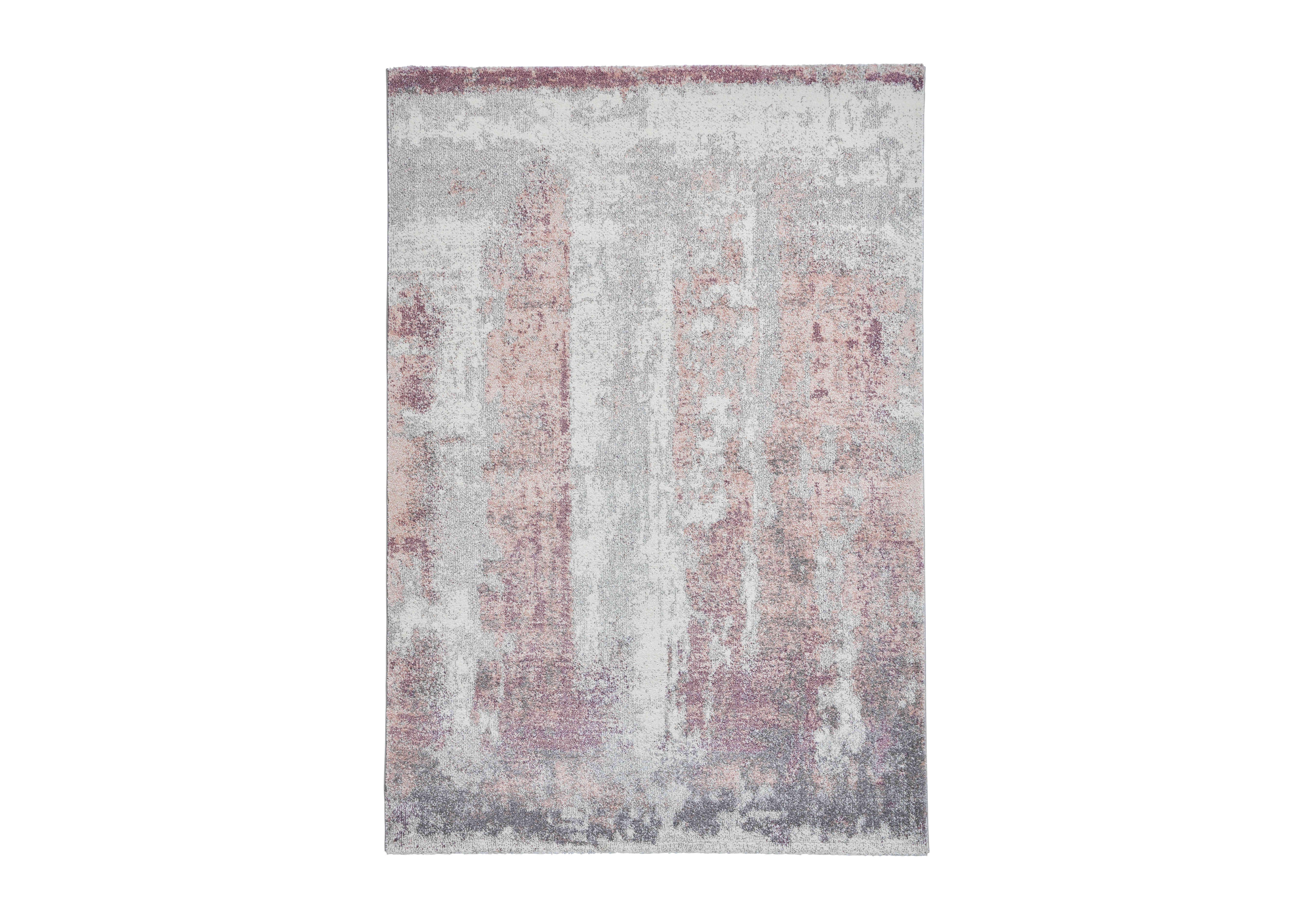 Reya Rug in Ivory/Rose on Furniture Village