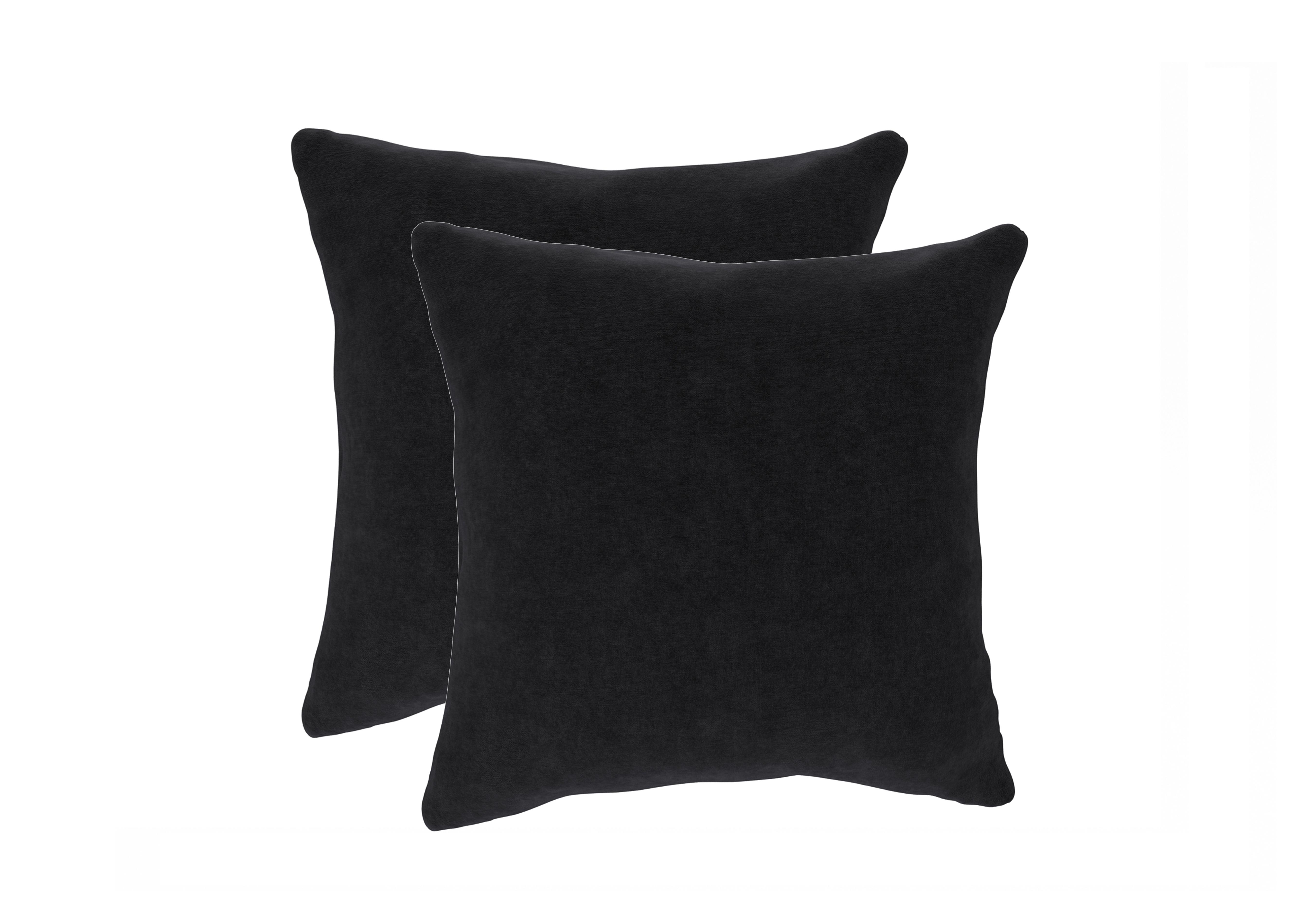 Pair of Large Scatter Cushions in Liq232 Liquorice Twirl on Furniture Village