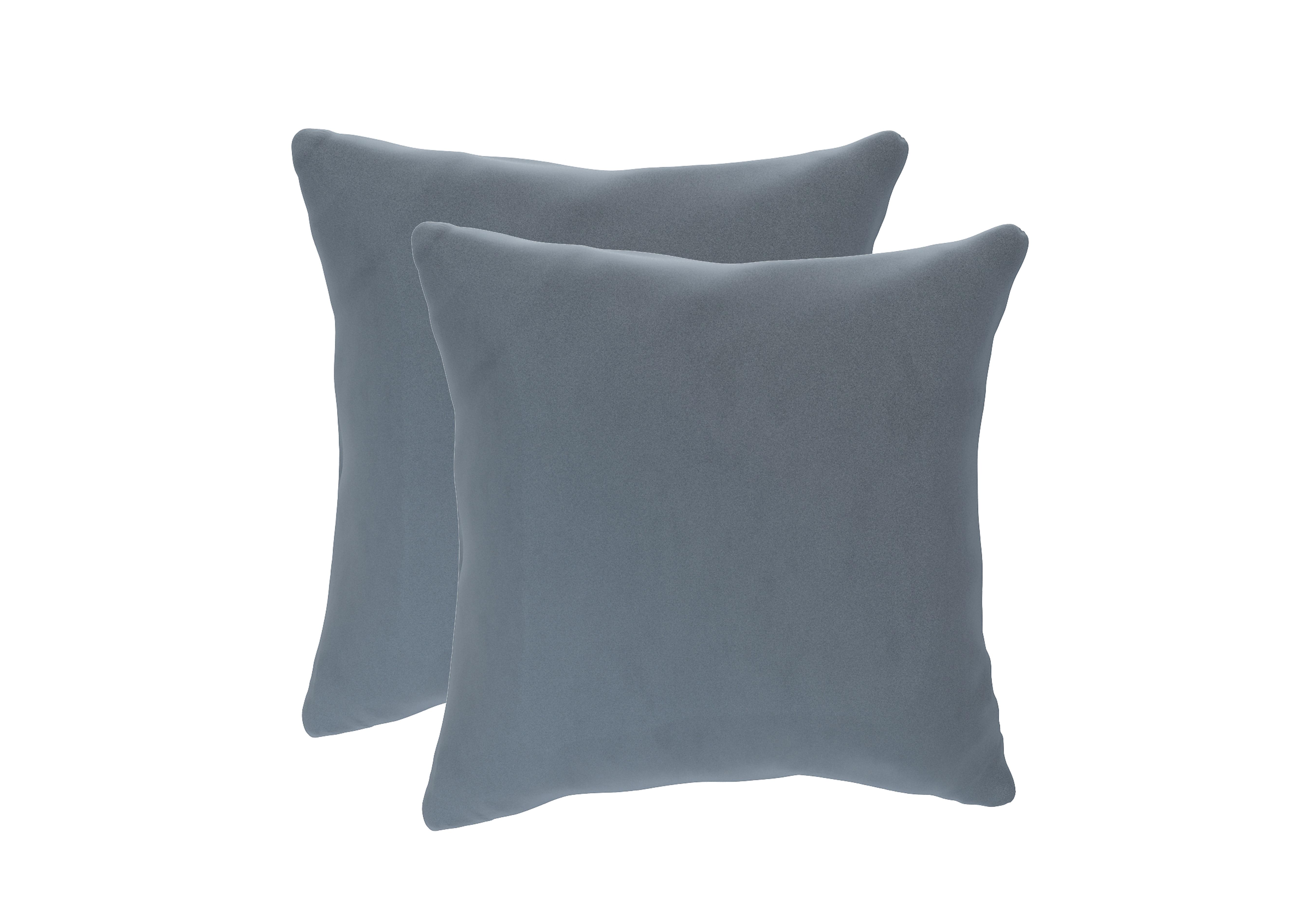 Pair of Large Scatter Cushions in Sha252 Shallow Puddle on Furniture Village