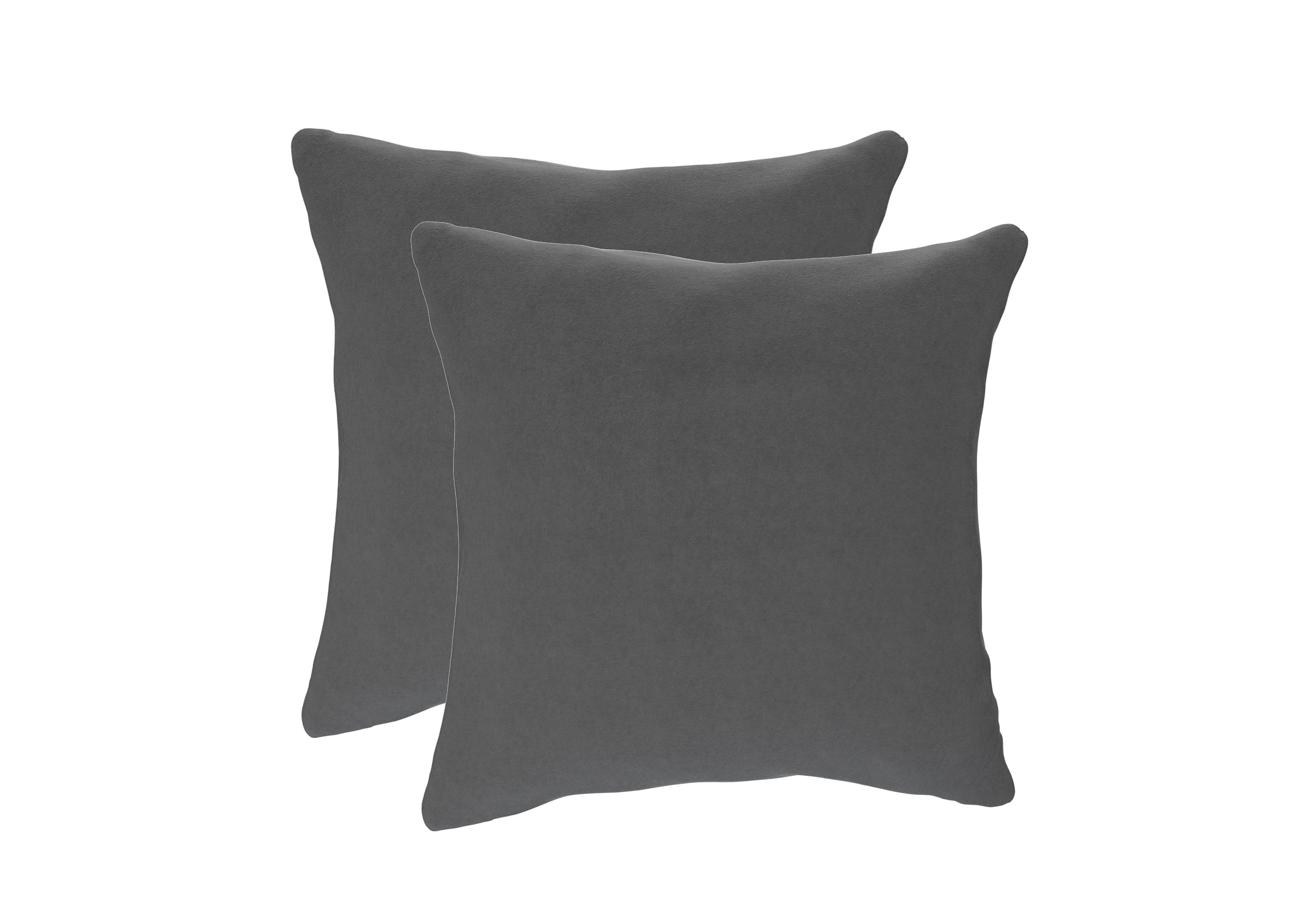 Pair of Large Scatter Cushions in Sla157 Slate Shadow on Furniture Village