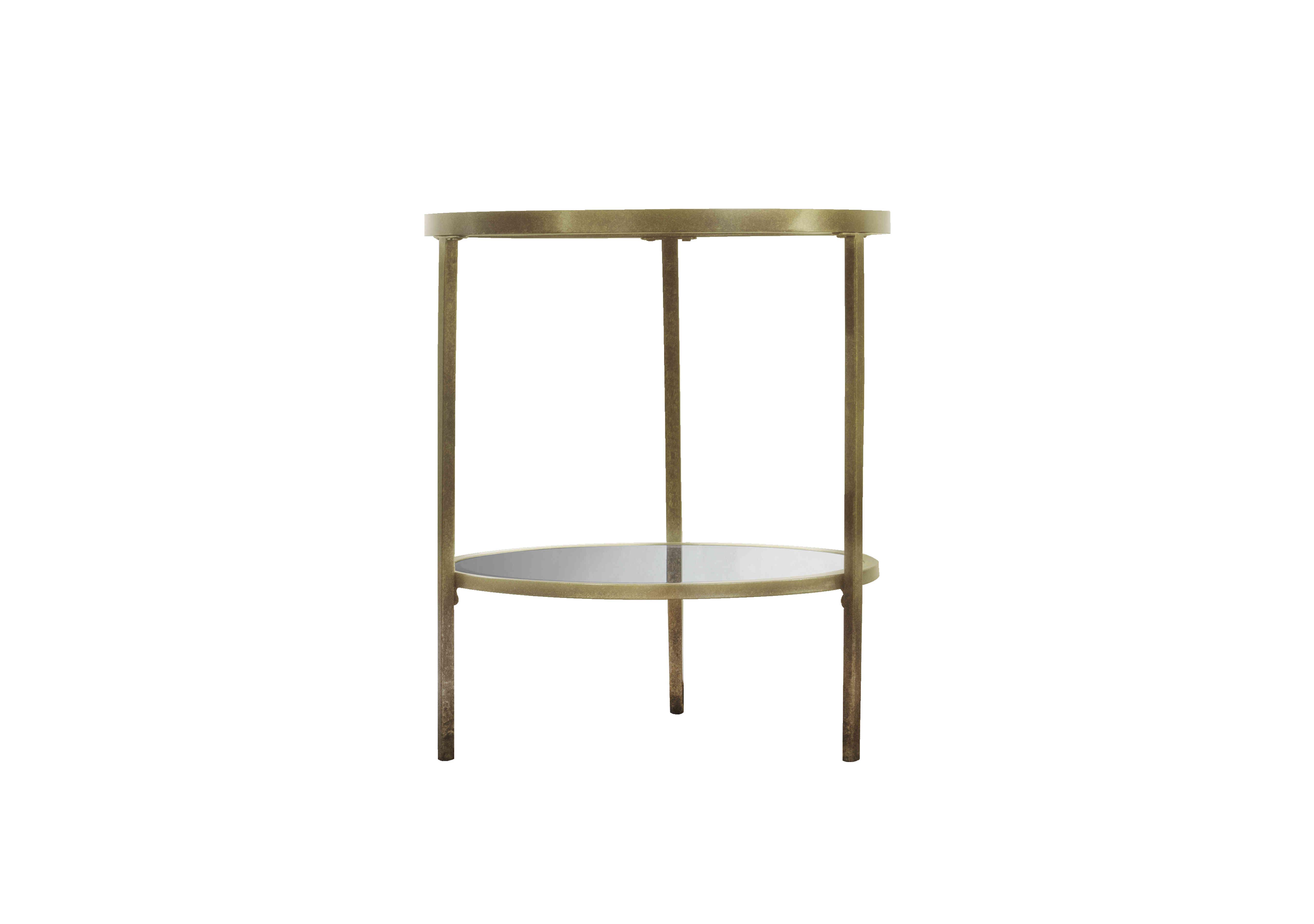 Adelyn Lamp Table in Champagne on Furniture Village