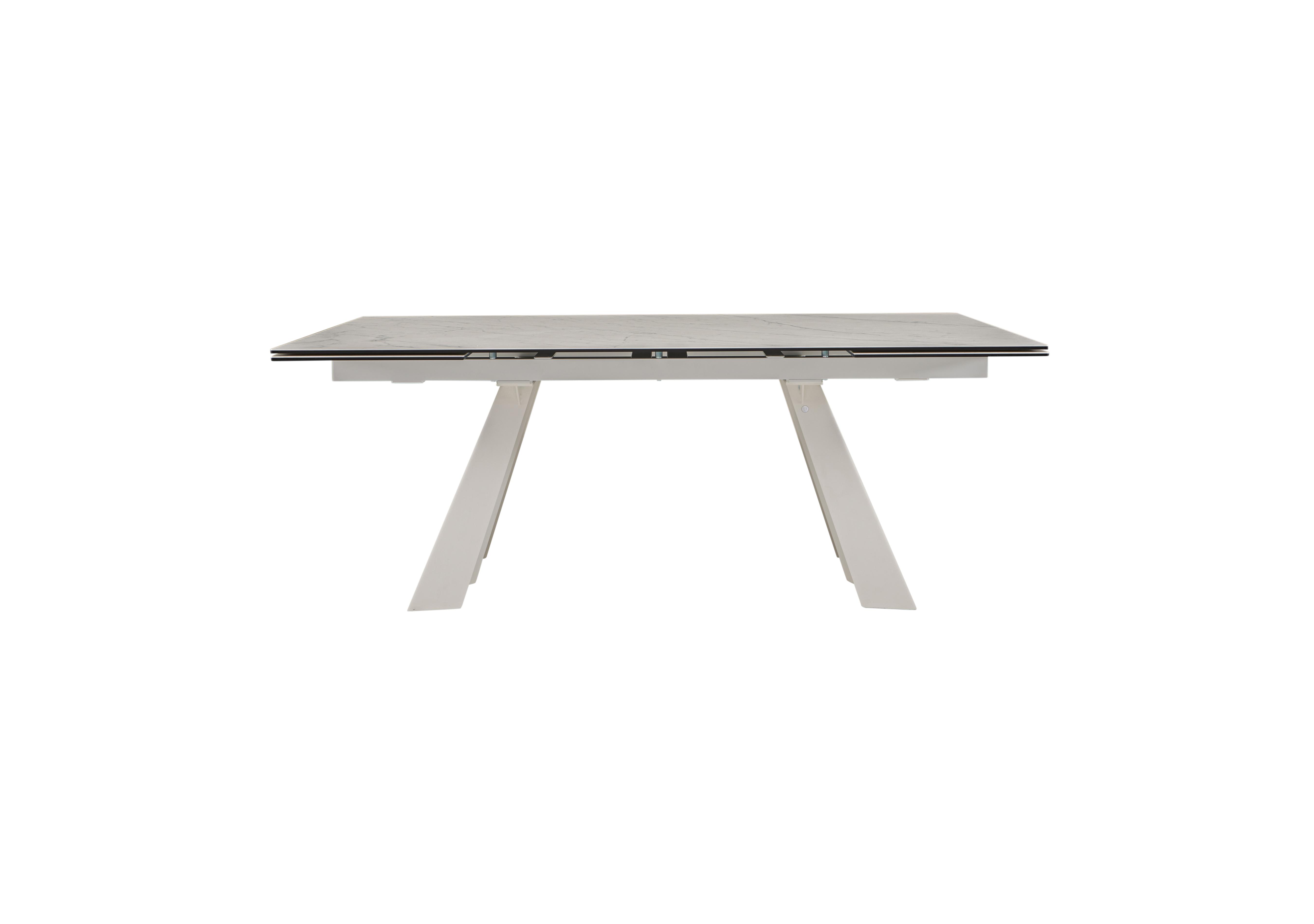 Wings 150-230cm Extending Dining Table in Alpine With White Base on Furniture Village