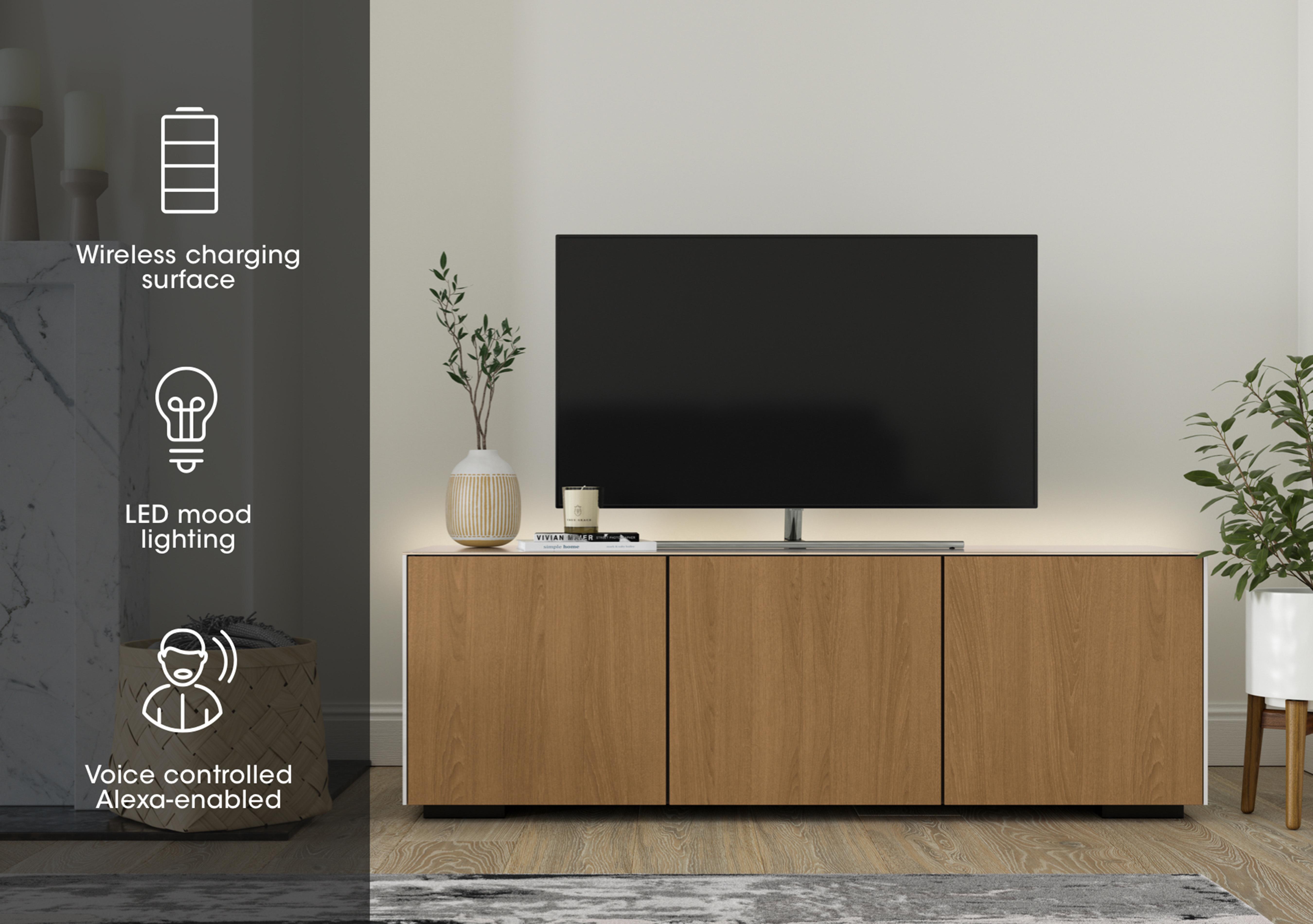 Lexa Smart 150cm Wide TV Unit in  on Furniture Village