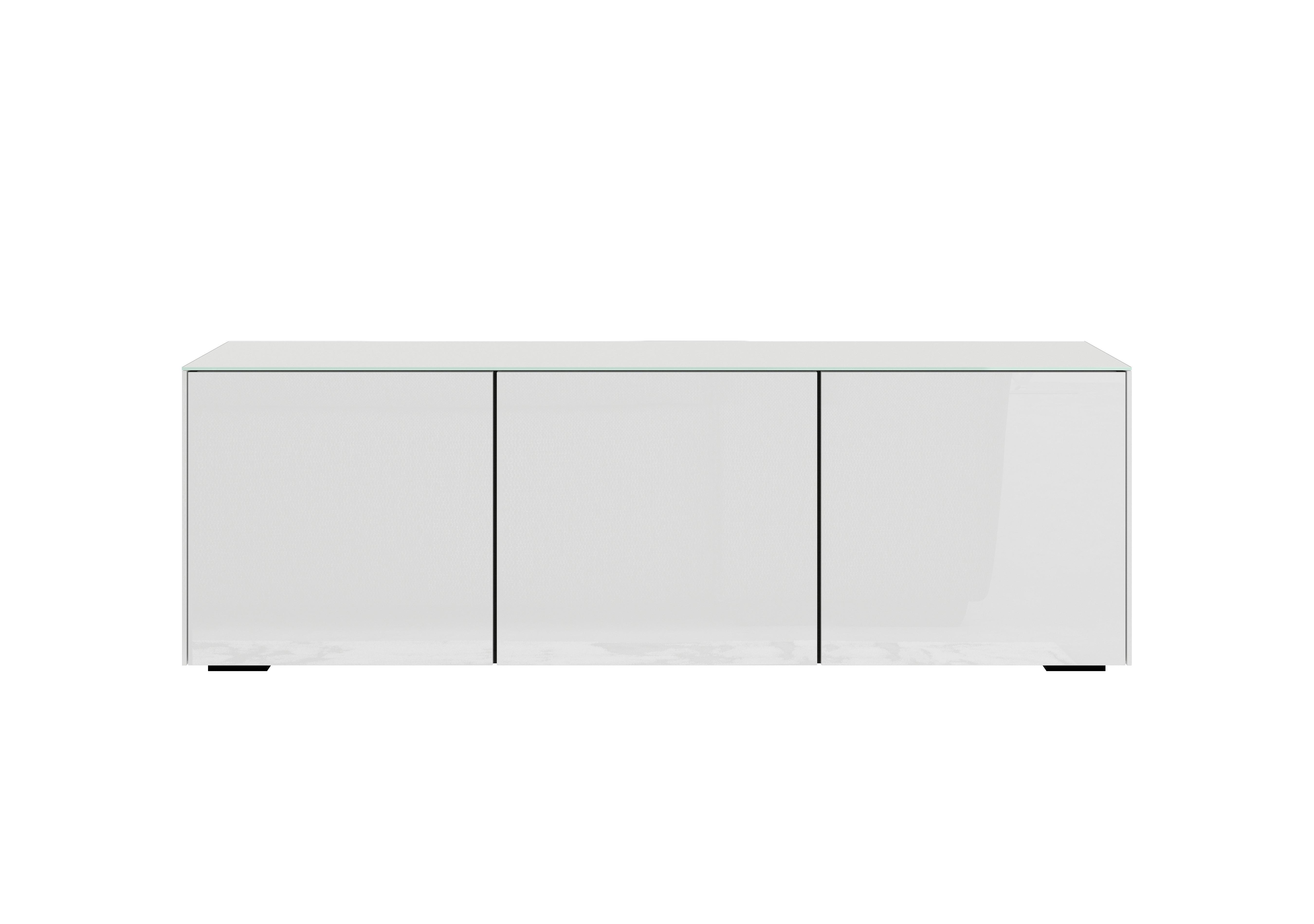 Lexa Smart 150cm Wide TV Unit in White on Furniture Village