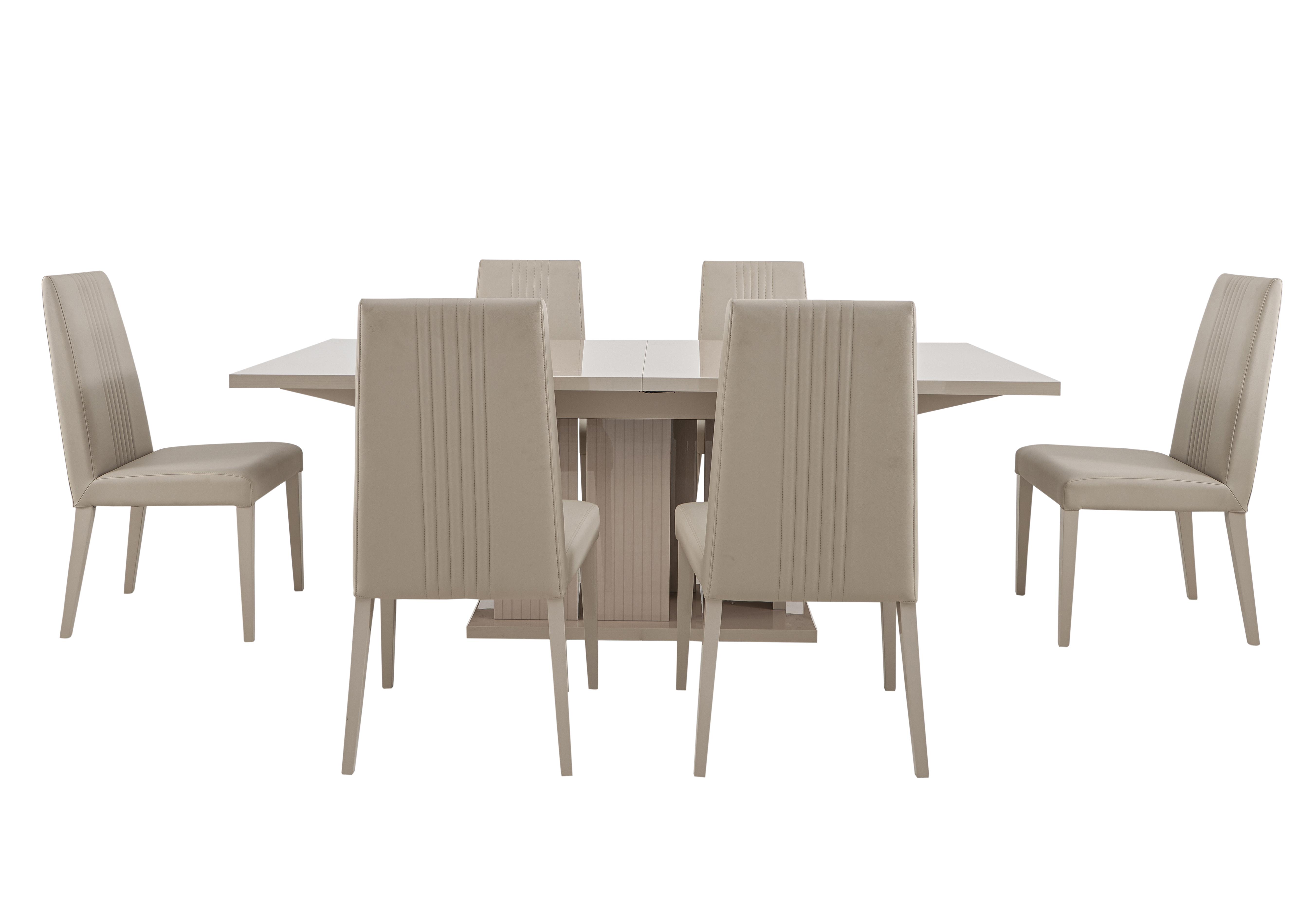 Livia Extending Dining Table and 6 Dining Chairs in  on Furniture Village