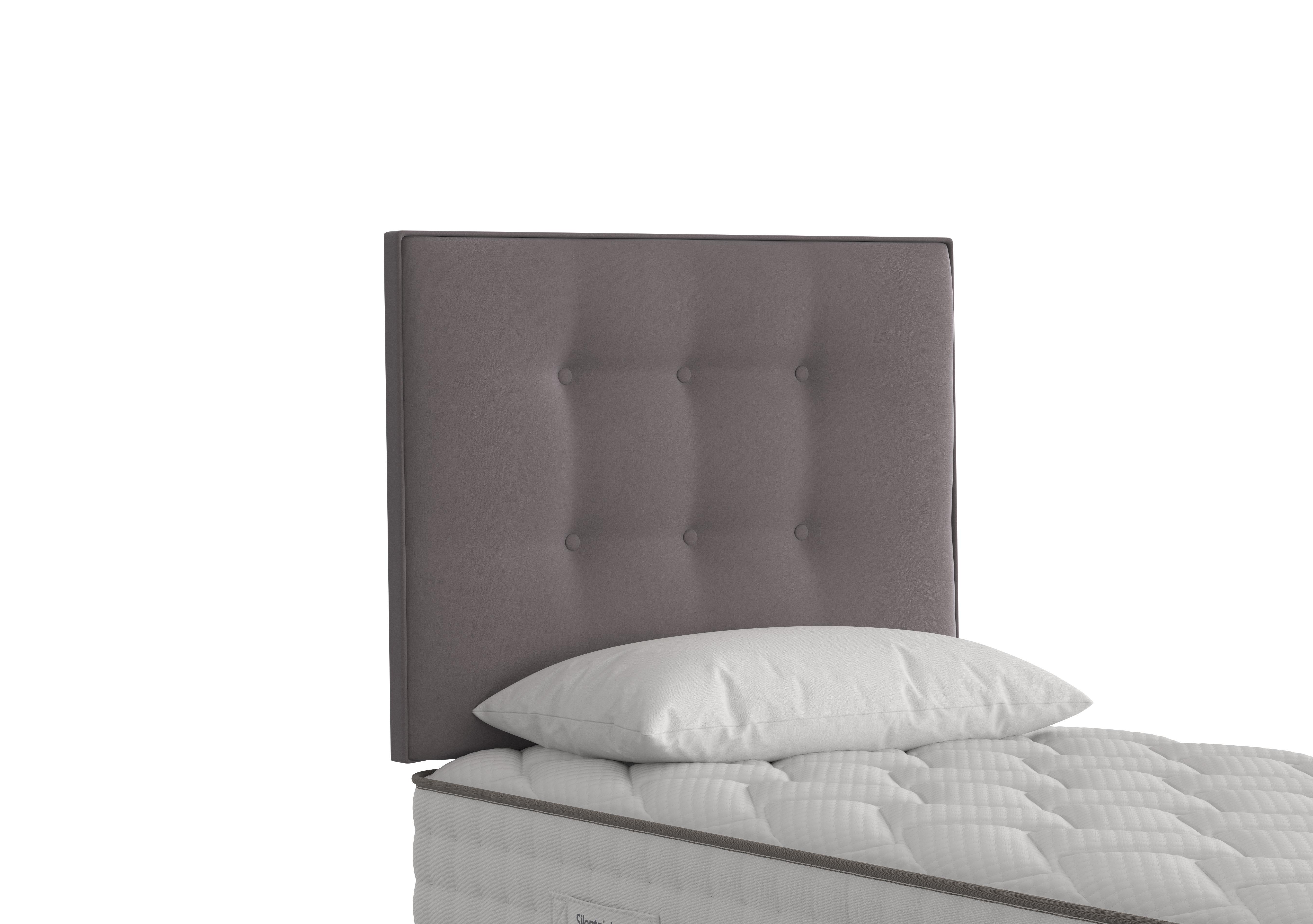 Coral Strutted Headboard in Luxury Charcoal on Furniture Village