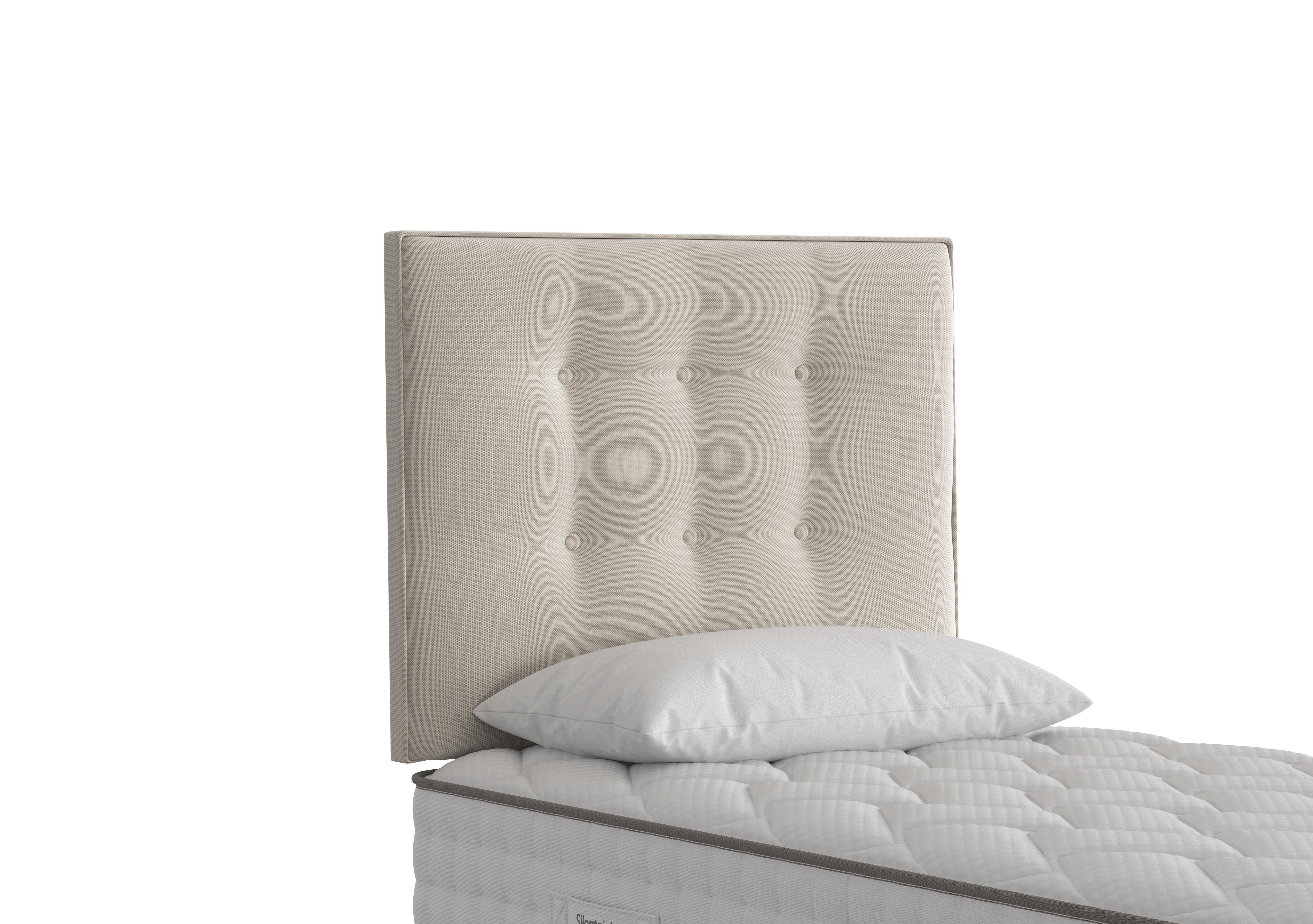 Coral Strutted Headboard in Luxury Sandstone on Furniture Village