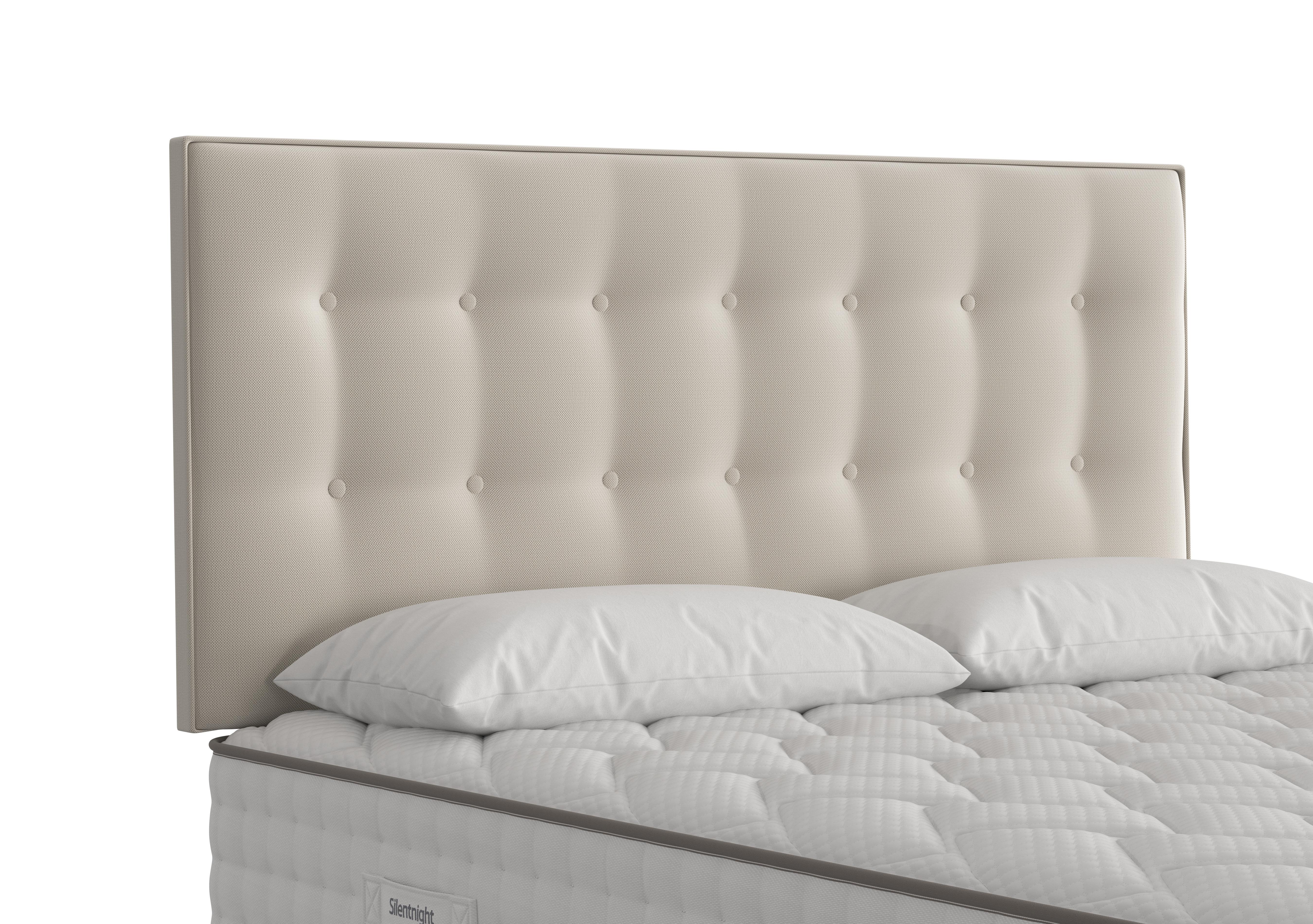 Coral Strutted Headboard in Luxury Sandstone on Furniture Village