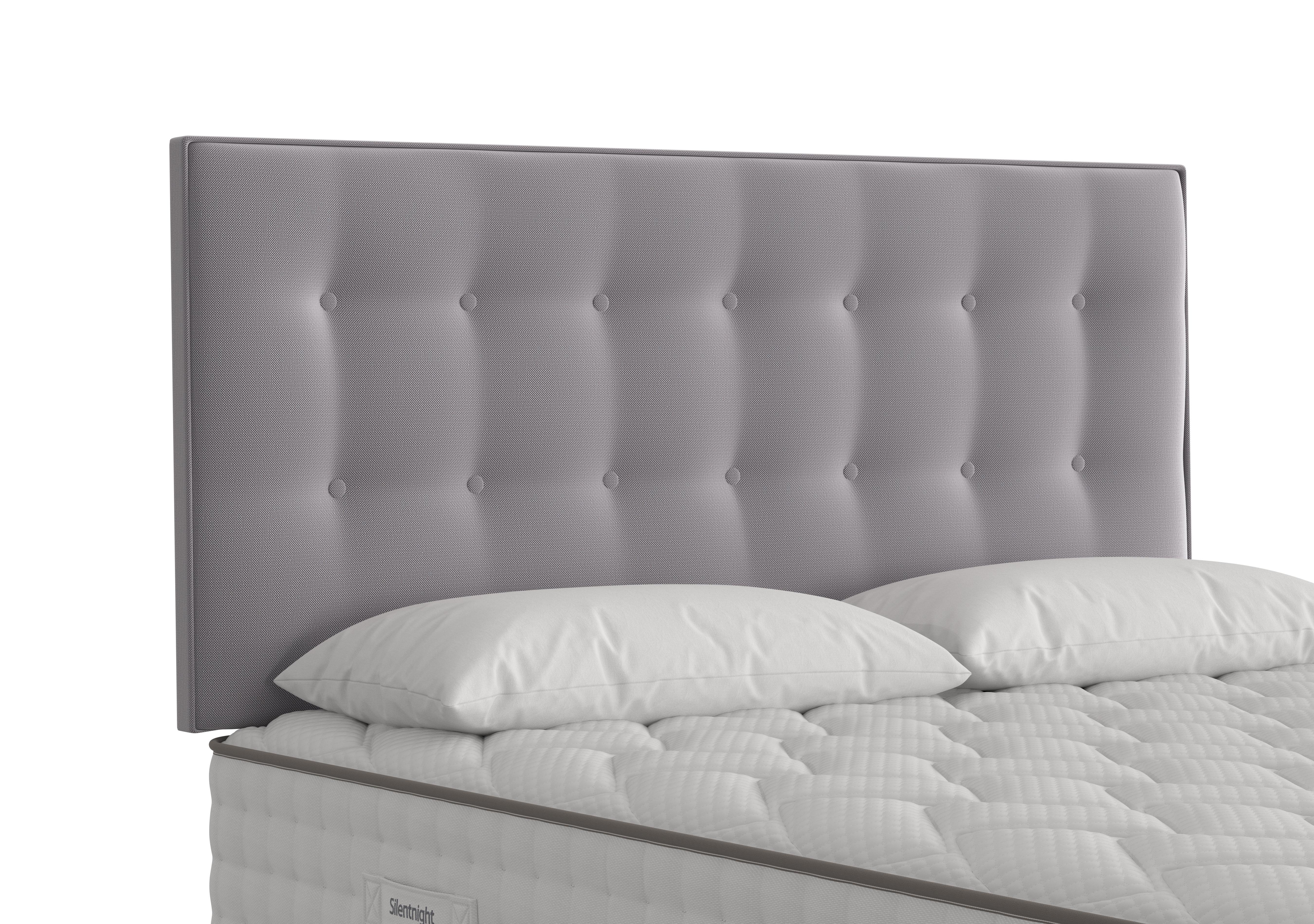 Coral Strutted Headboard in Luxury Slate Grey on Furniture Village