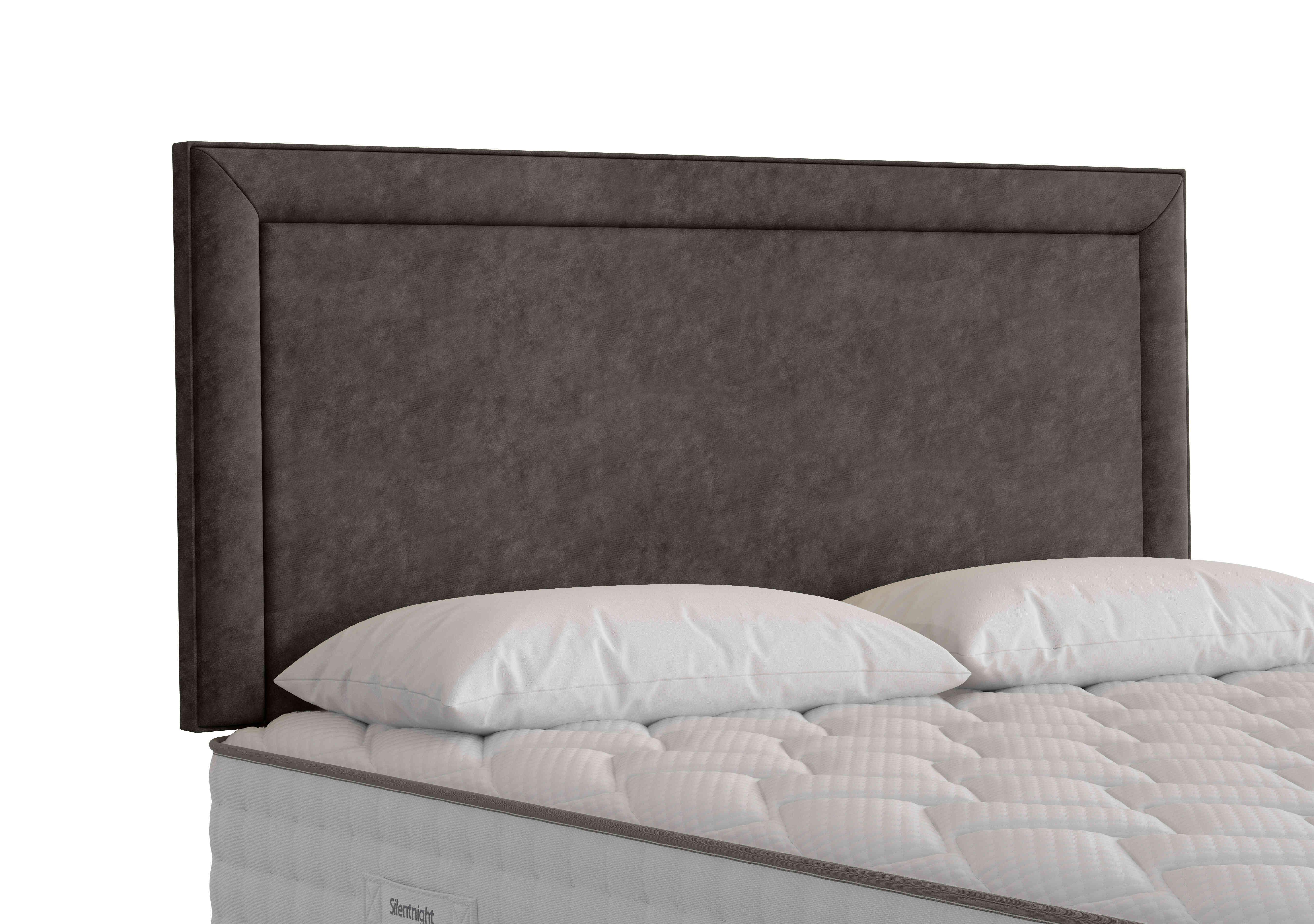 Fauna Strutted Headboard in Fine Cord Velvet Umbra on Furniture Village