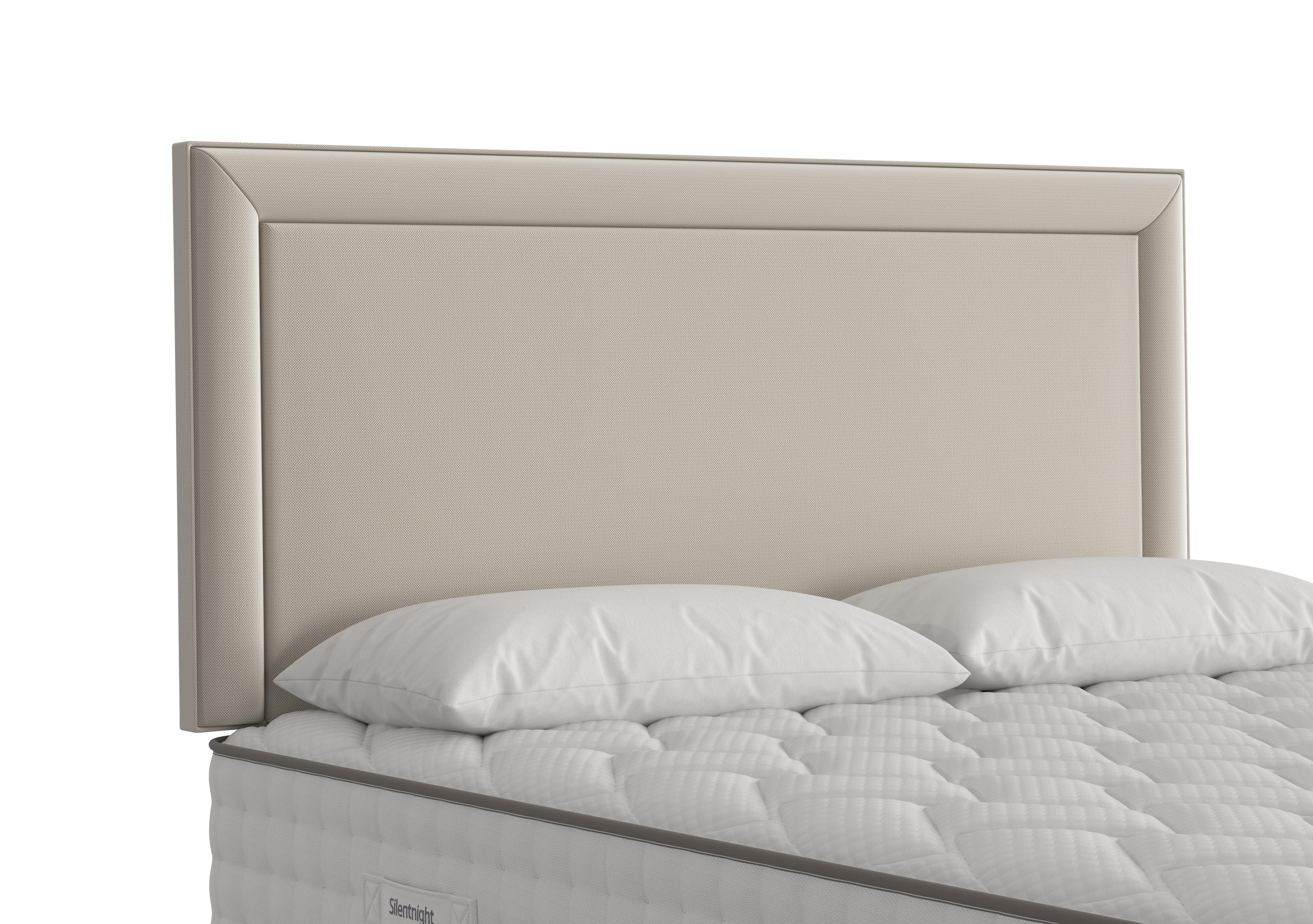 Fauna Strutted Headboard in Luxury Sandstone on Furniture Village