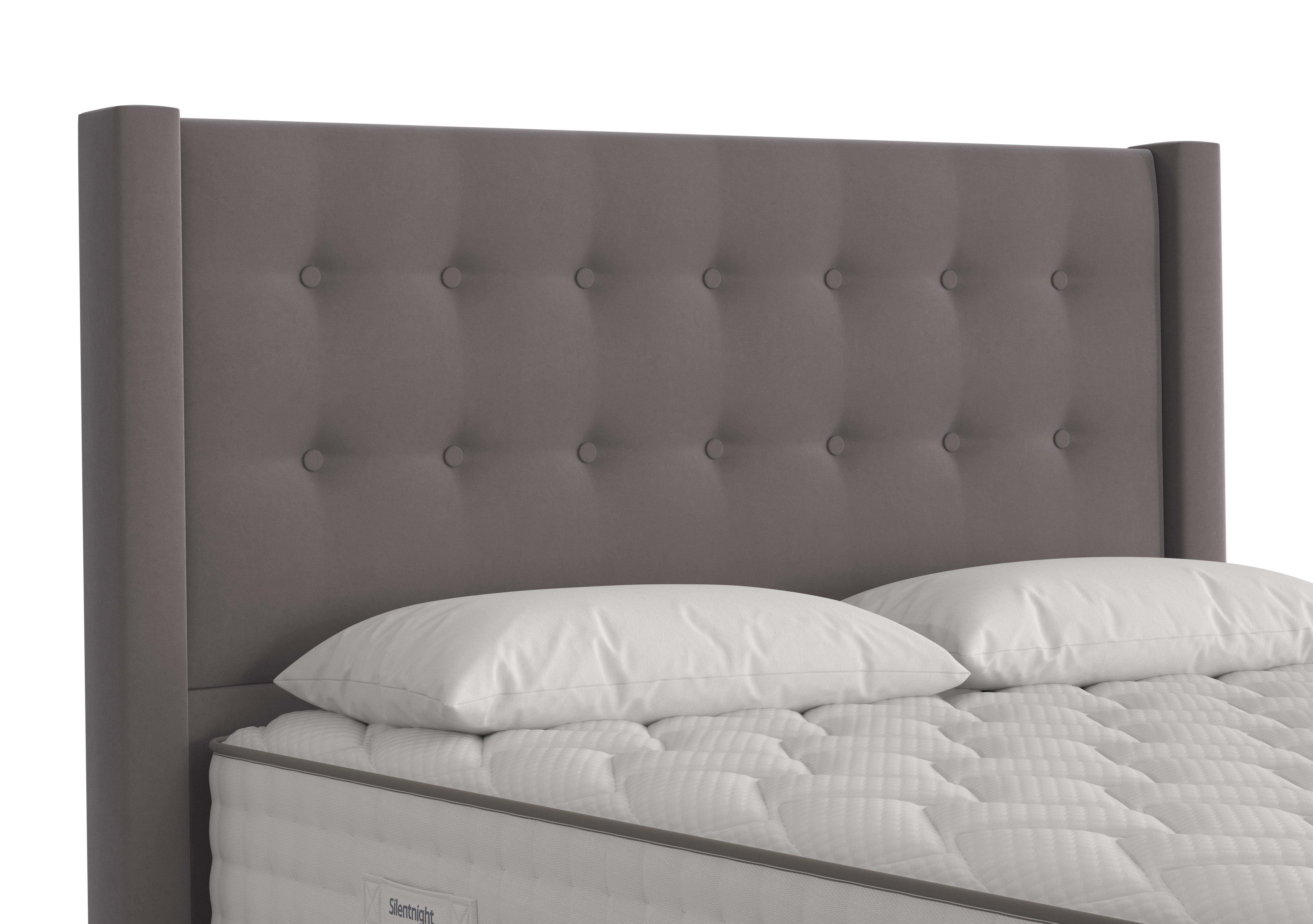 Meadow Floor Standing Headboard in Luxury Charcoal on Furniture Village