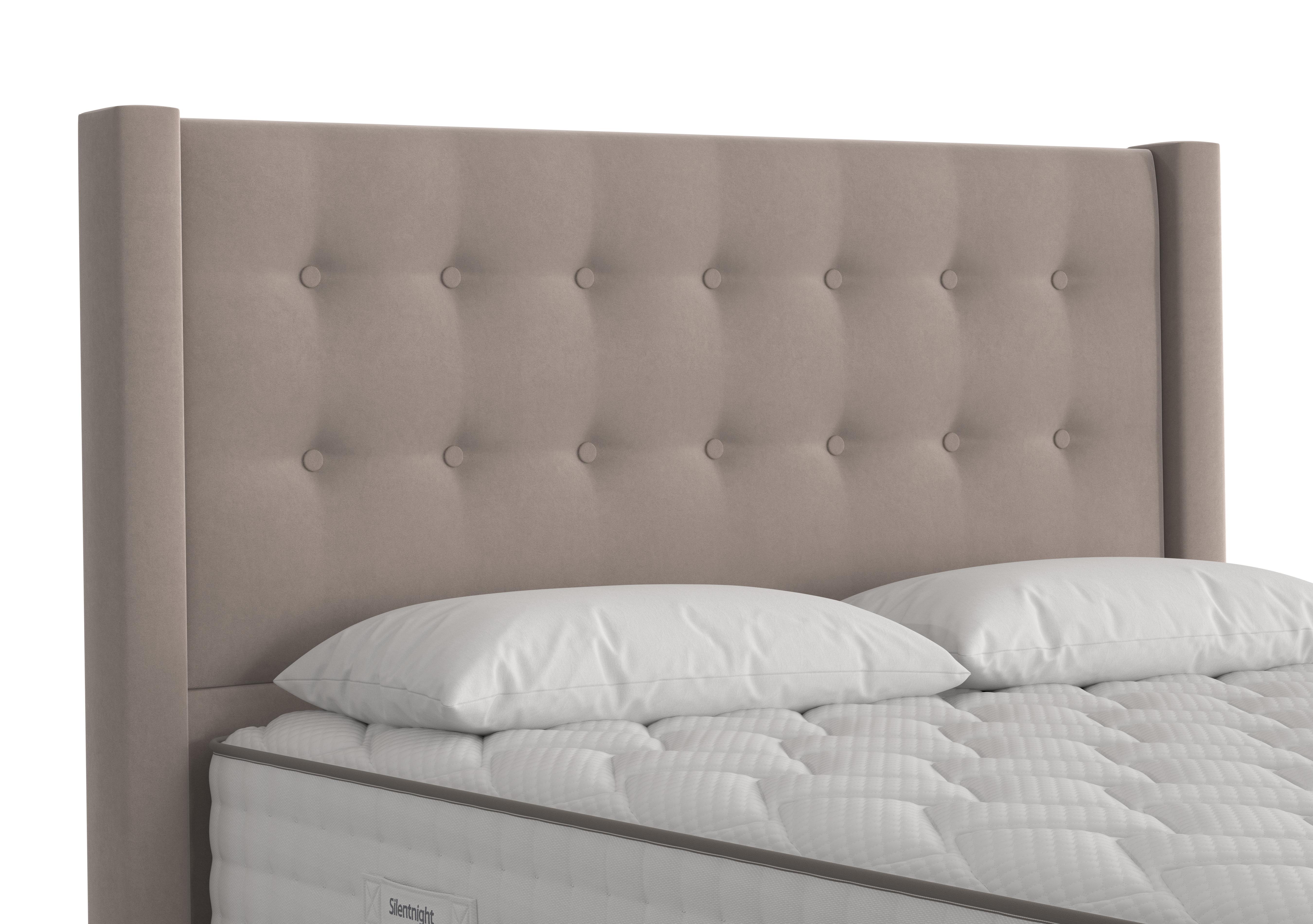 Meadow Floor Standing Headboard in Luxury Mink on Furniture Village