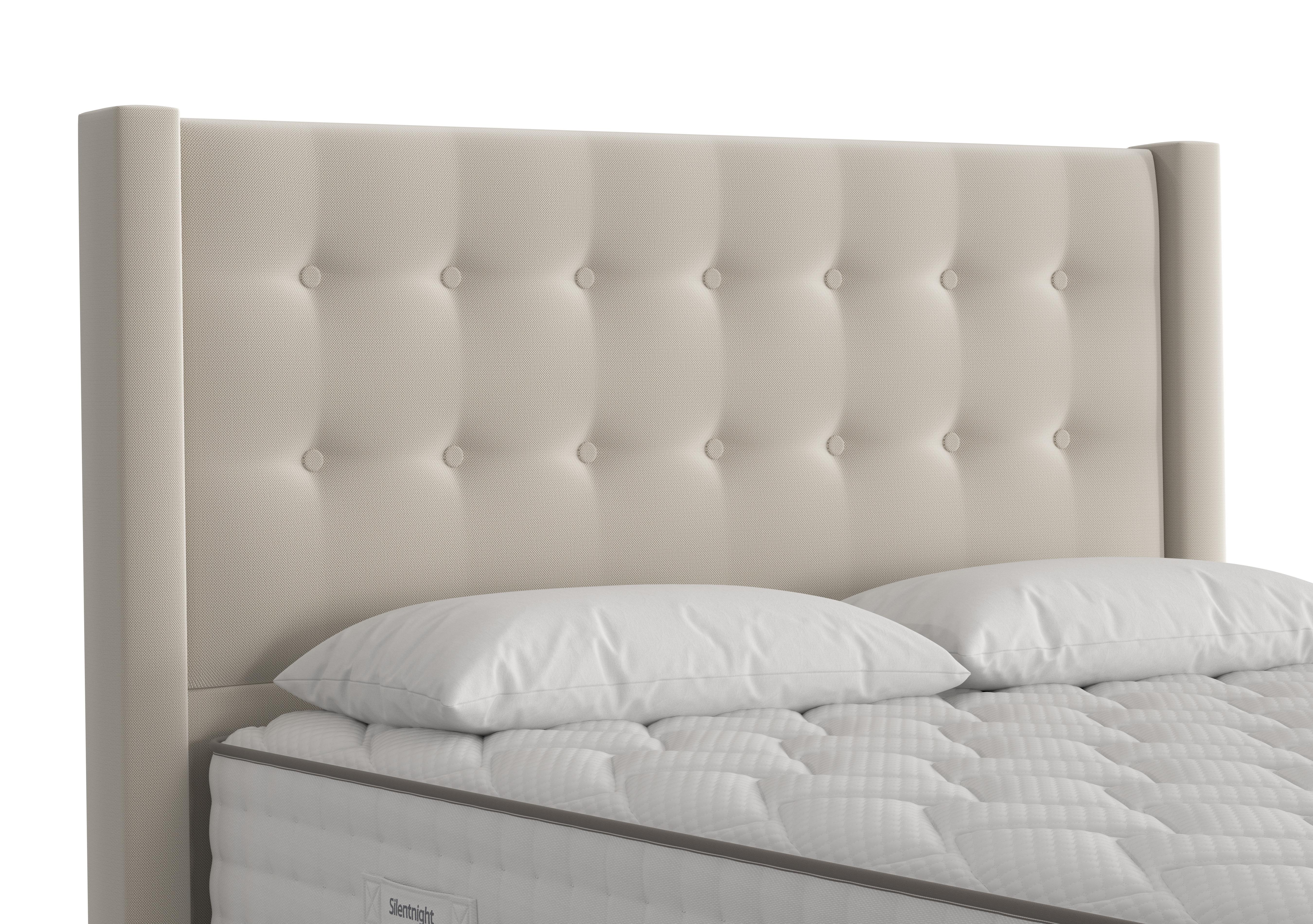 Meadow Floor Standing Headboard in Luxury Sandstone on Furniture Village