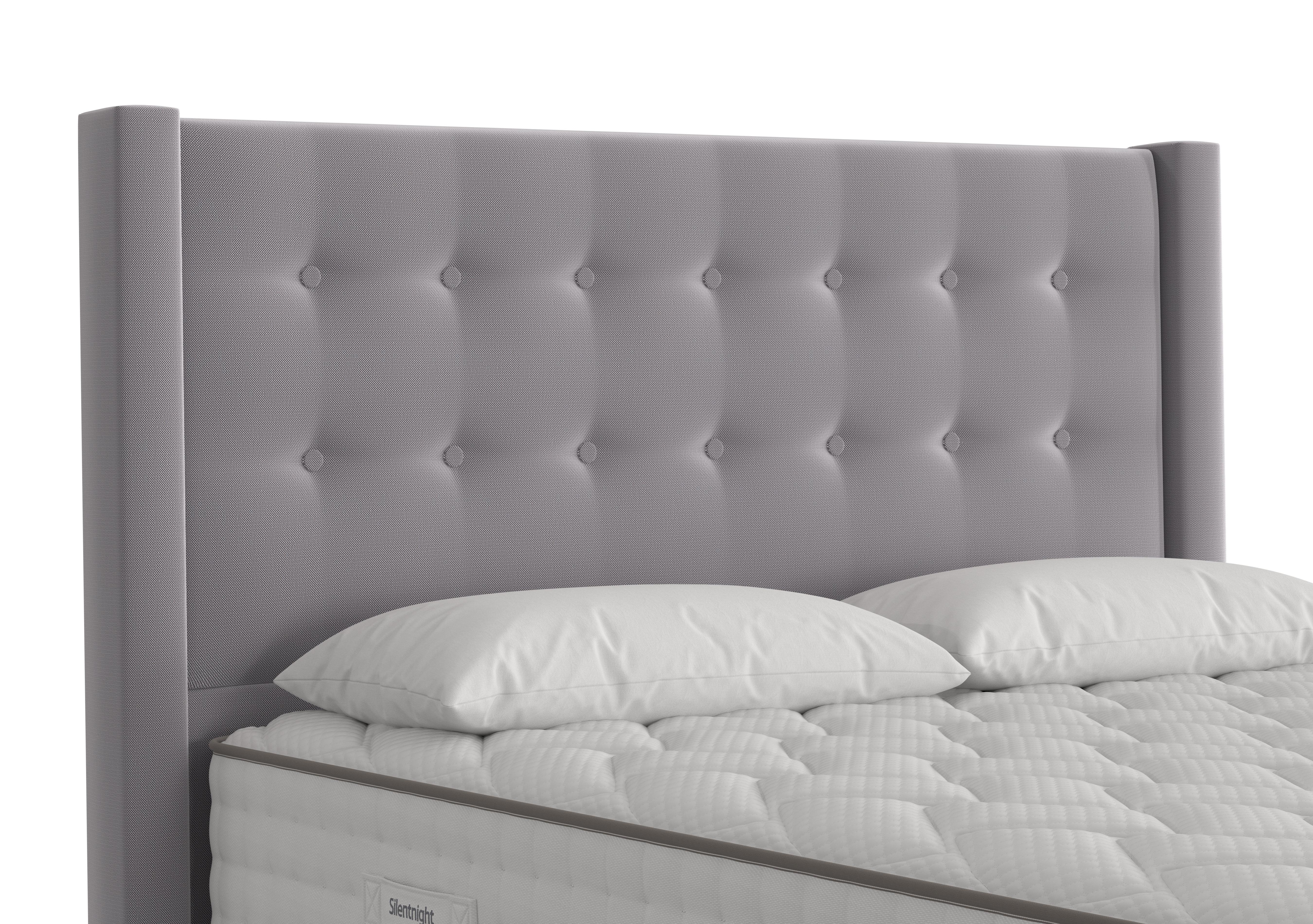 Meadow Floor Standing Headboard in Luxury Slate Grey on Furniture Village