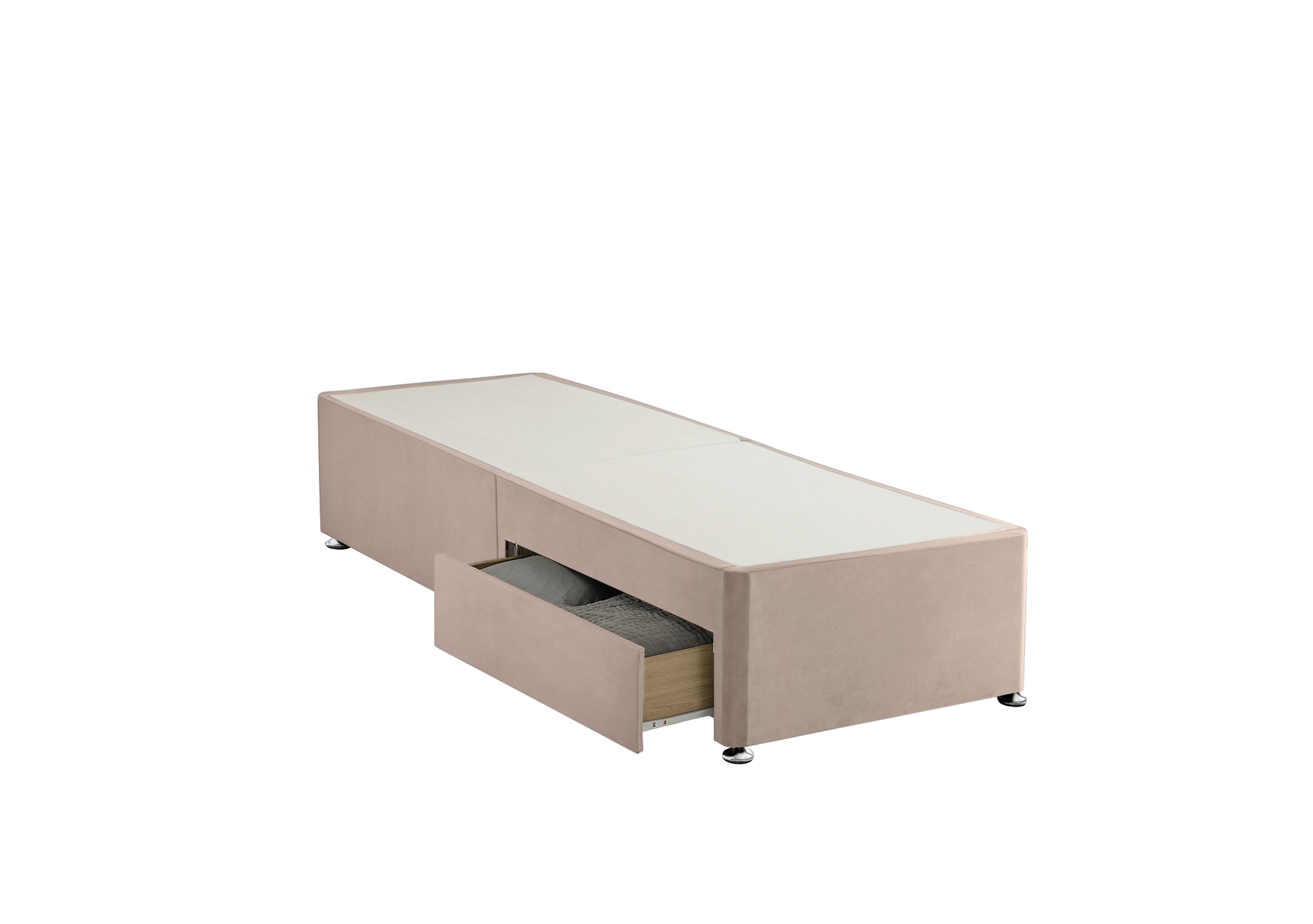 Divan Base in Luxury Dusty Pink on Furniture Village