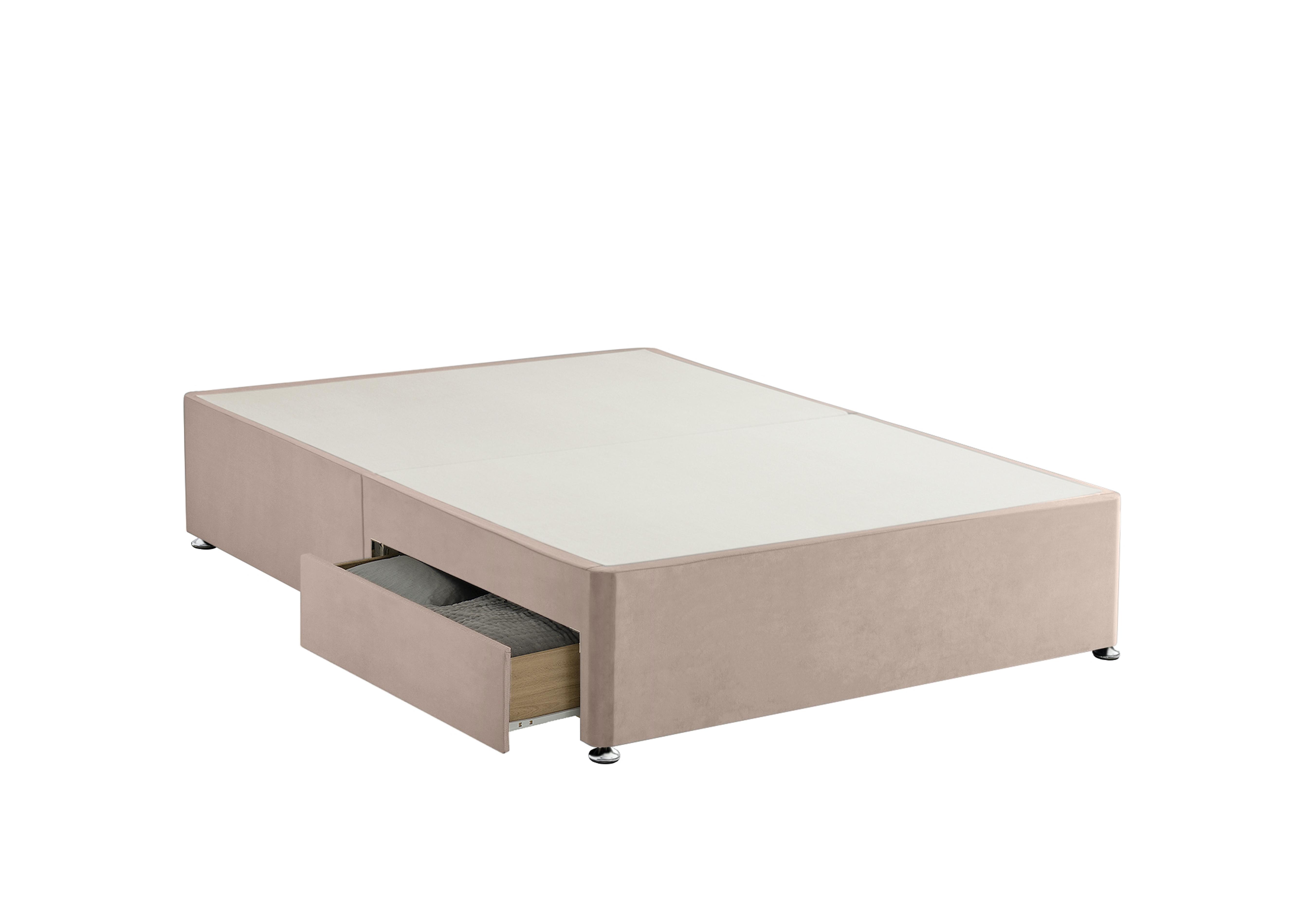 Divan Base in Luxury Dusty Pink on Furniture Village