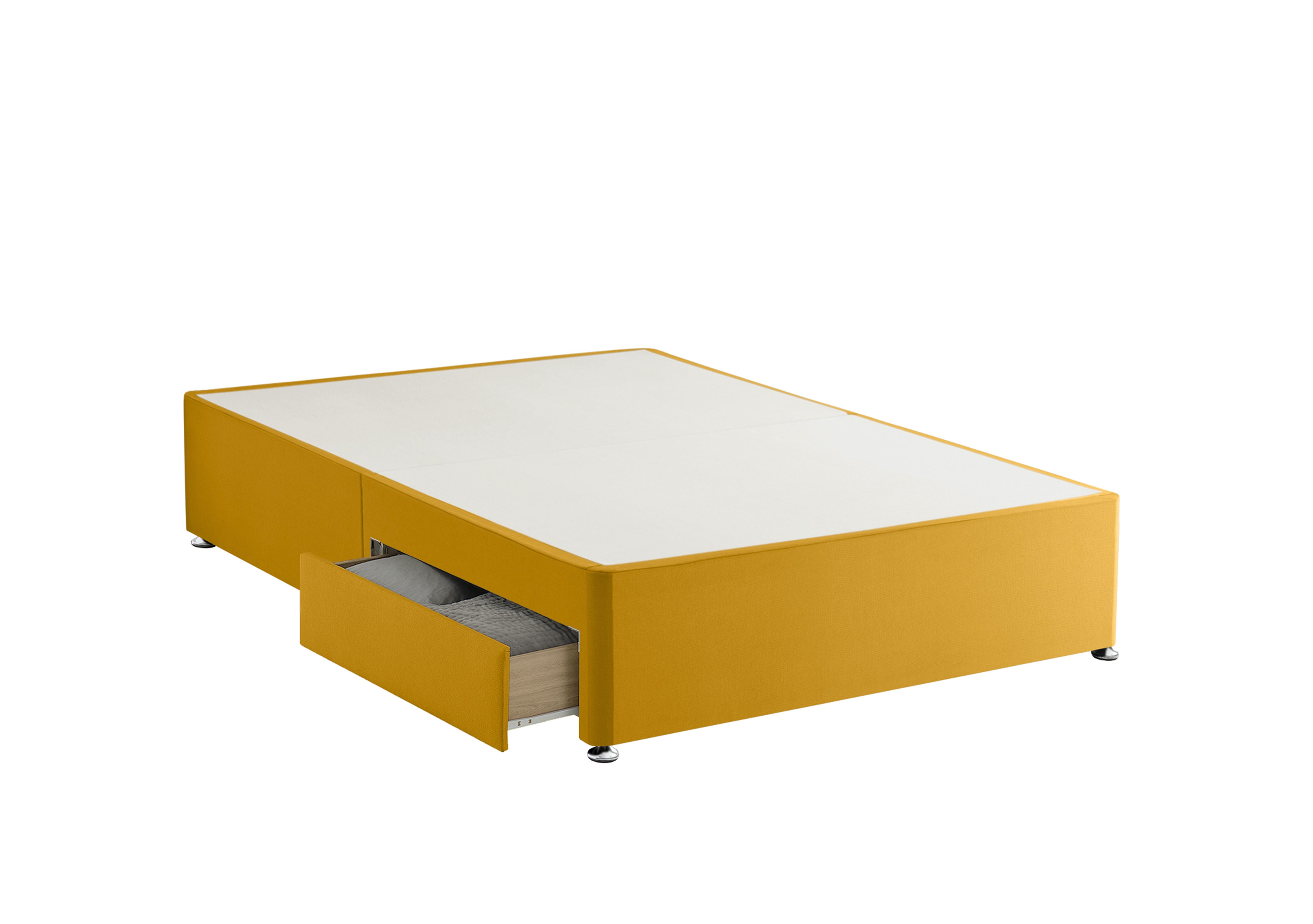 Divan Base in Luxury Ochre on Furniture Village