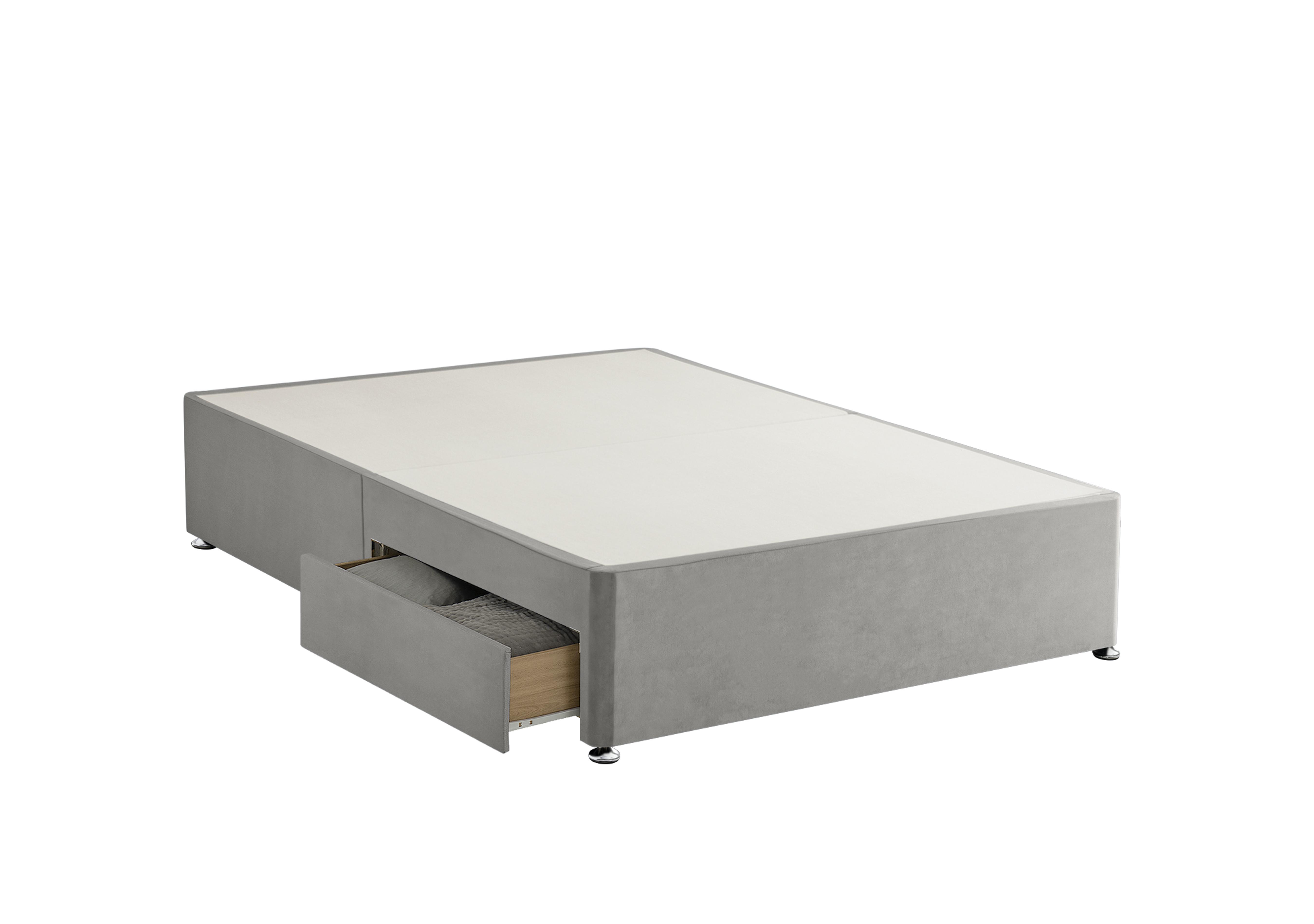 Divan Base in Luxury Silver on Furniture Village
