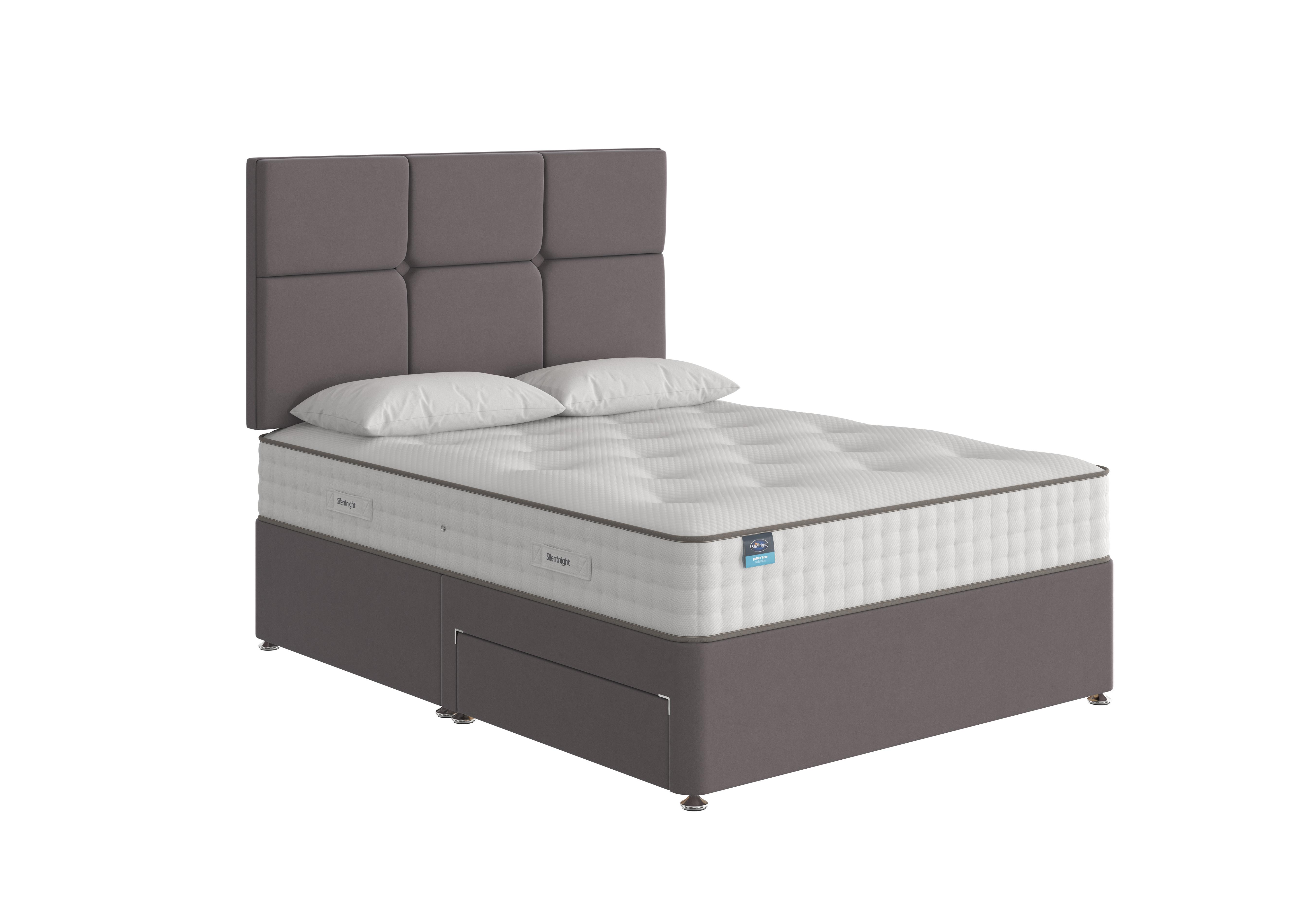 Geltex Luxe 1000 Divan Set in Luxury Charcoal on Furniture Village