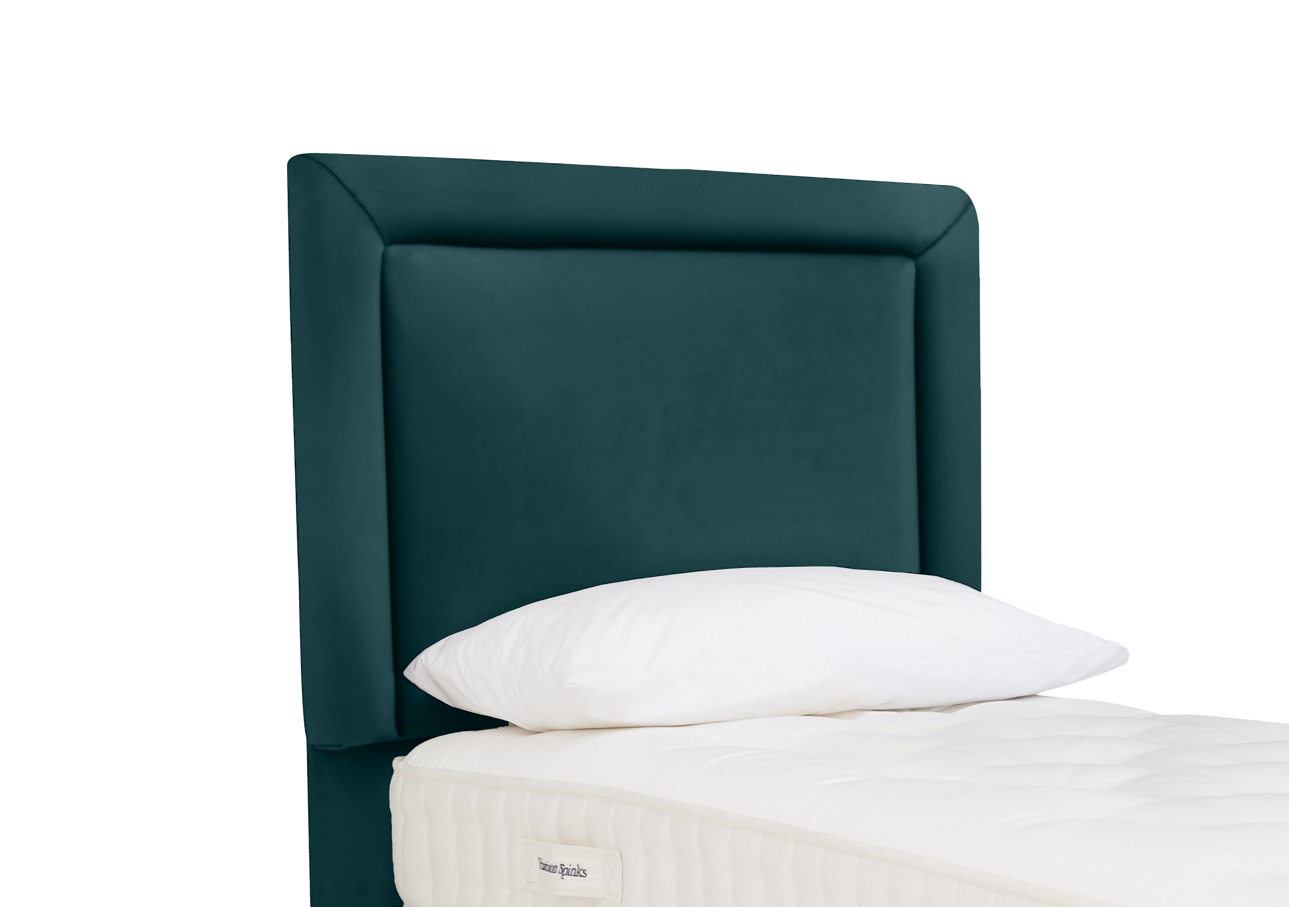 Pure Comfort Oak Floor Standing Headboard in Seven Emerald on Furniture Village