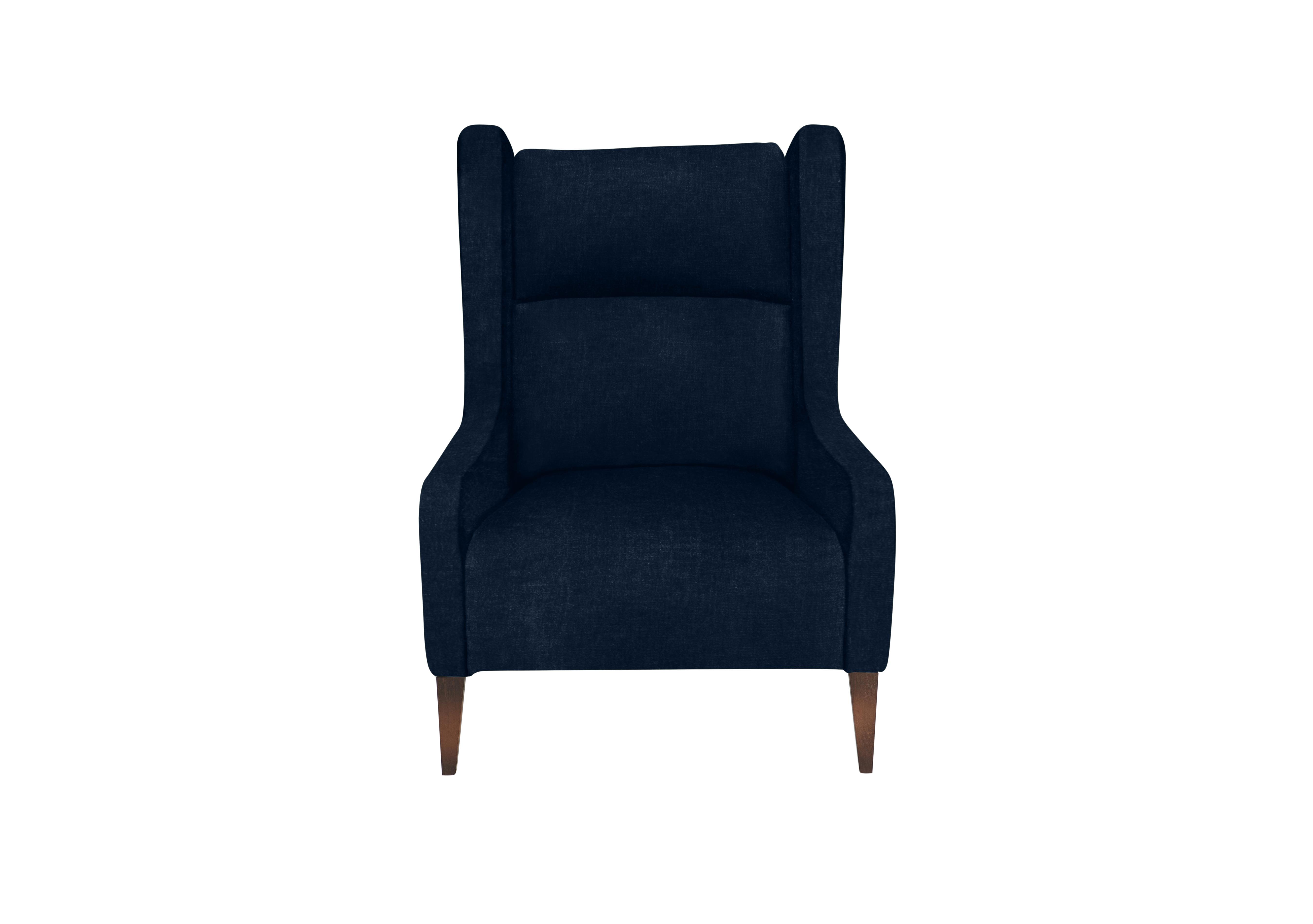 Boutique Palace Fabric Accent Chair in Oasis Navy on Furniture Village