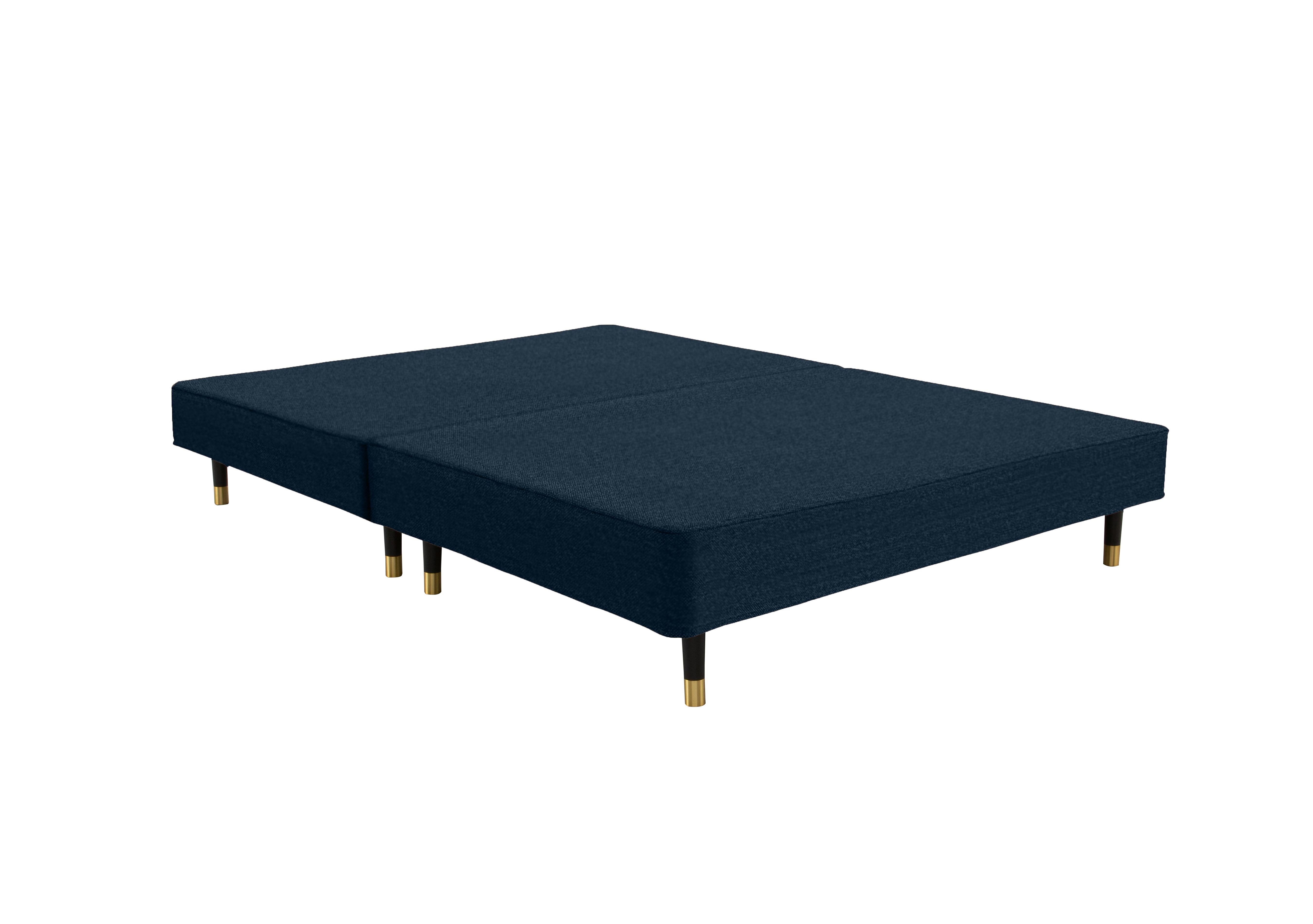 Bespoke Sprung Shallow Divan Base in Brooklyn 609 Ink on Furniture Village