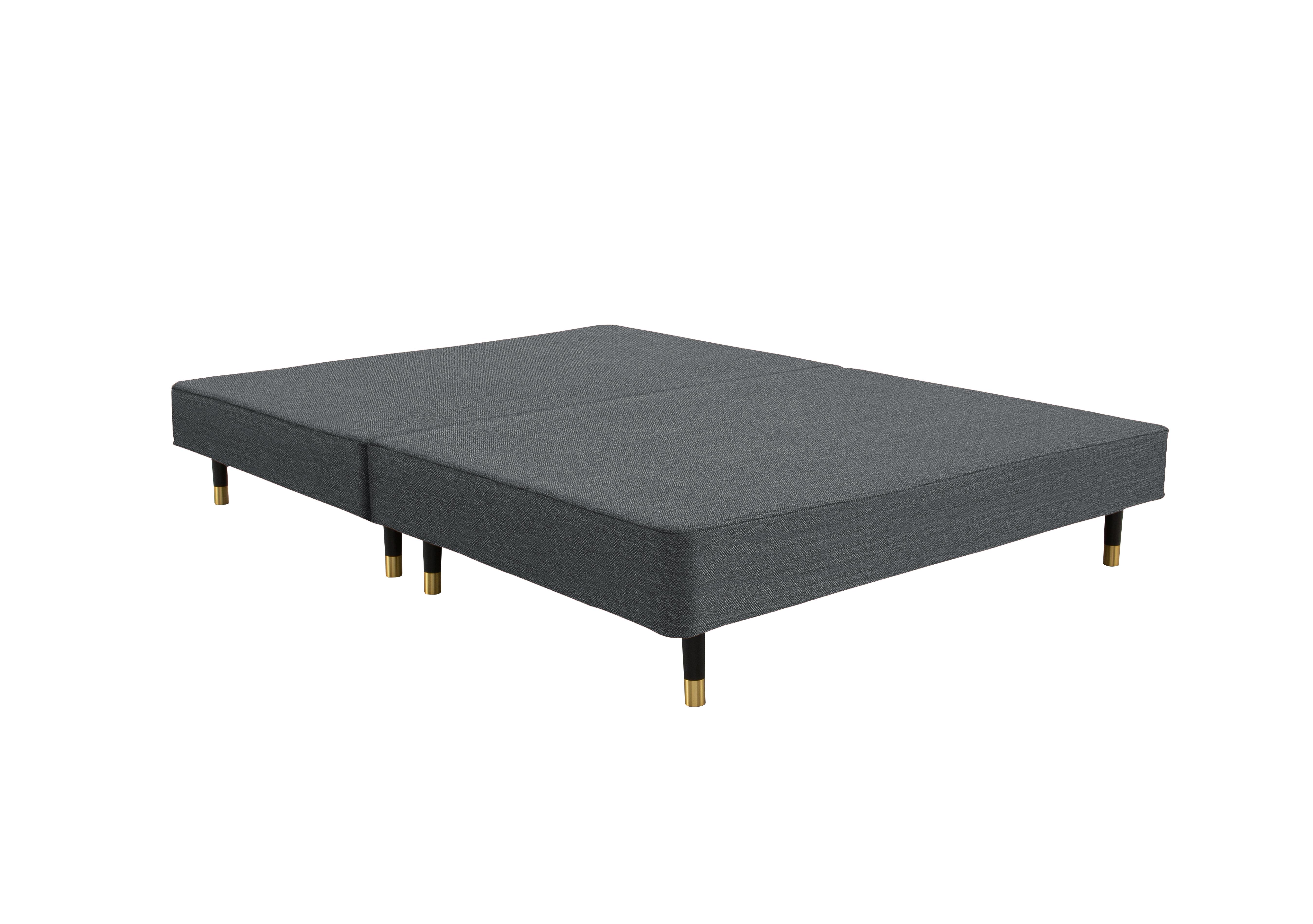 Bespoke Sprung Shallow Divan Base in Maestro 6007 Carbon on Furniture Village
