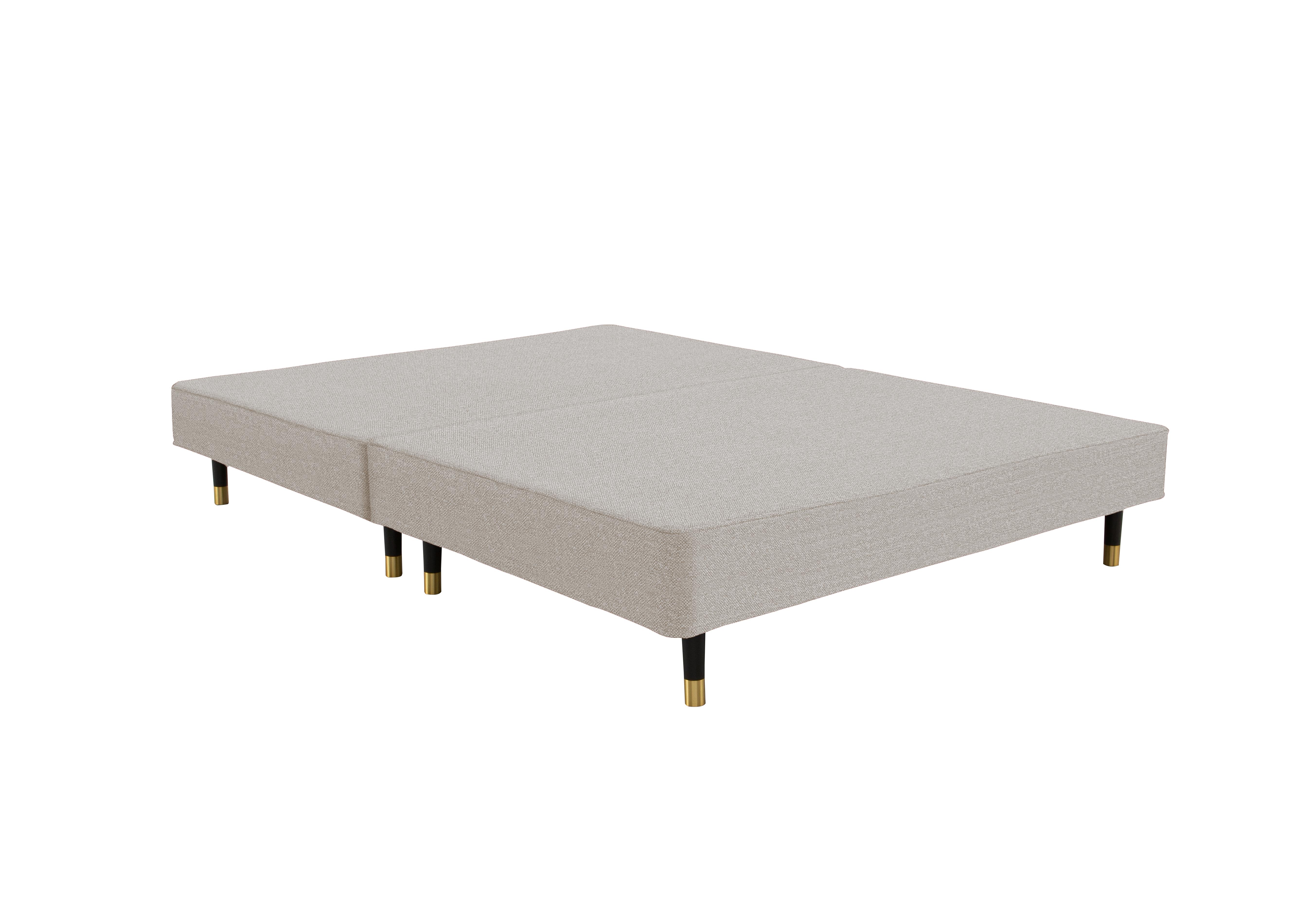 Bespoke Sprung Shallow Divan Base in Maestro 9022 Hessian on Furniture Village