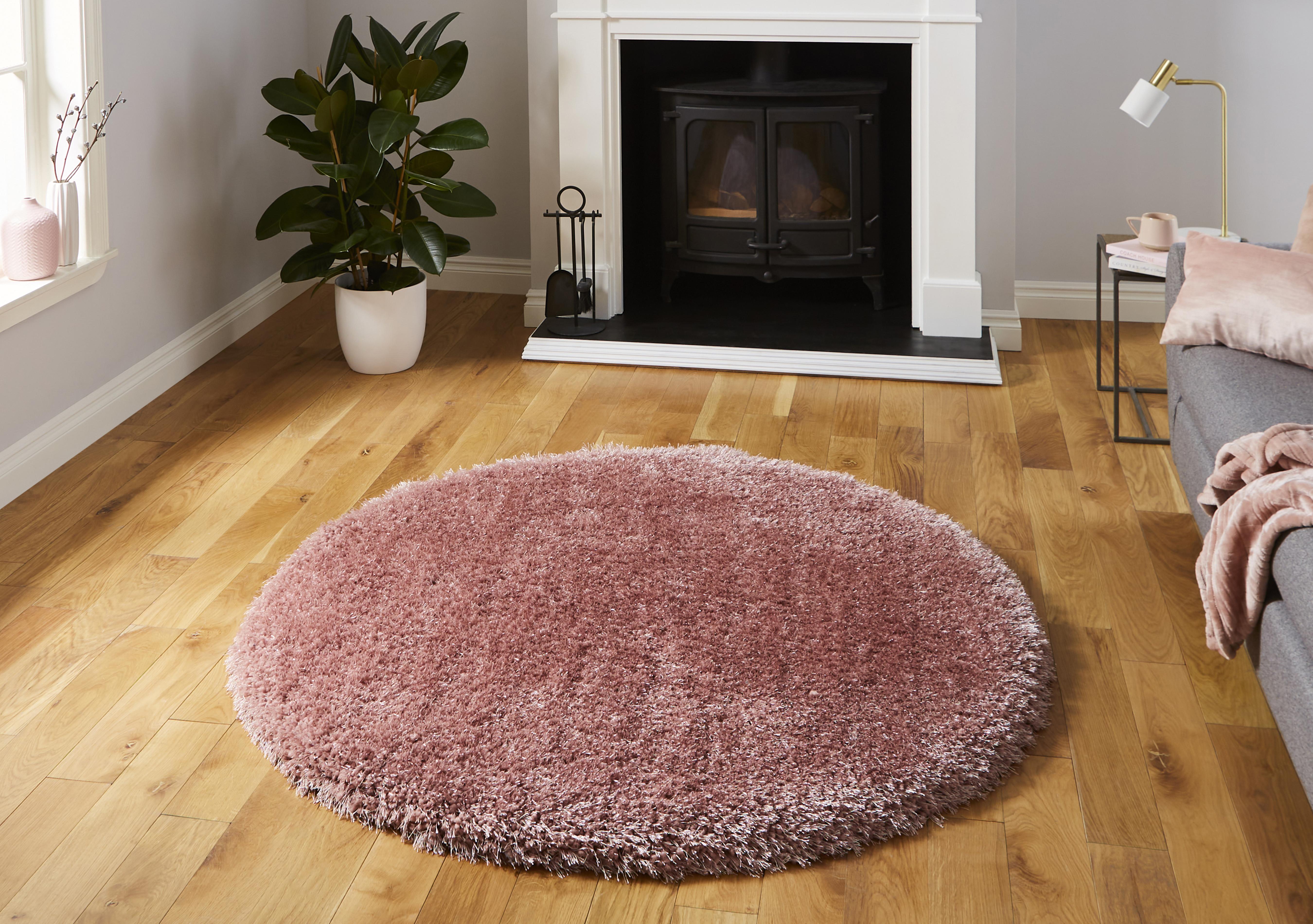 Mira Round Rug in  on Furniture Village