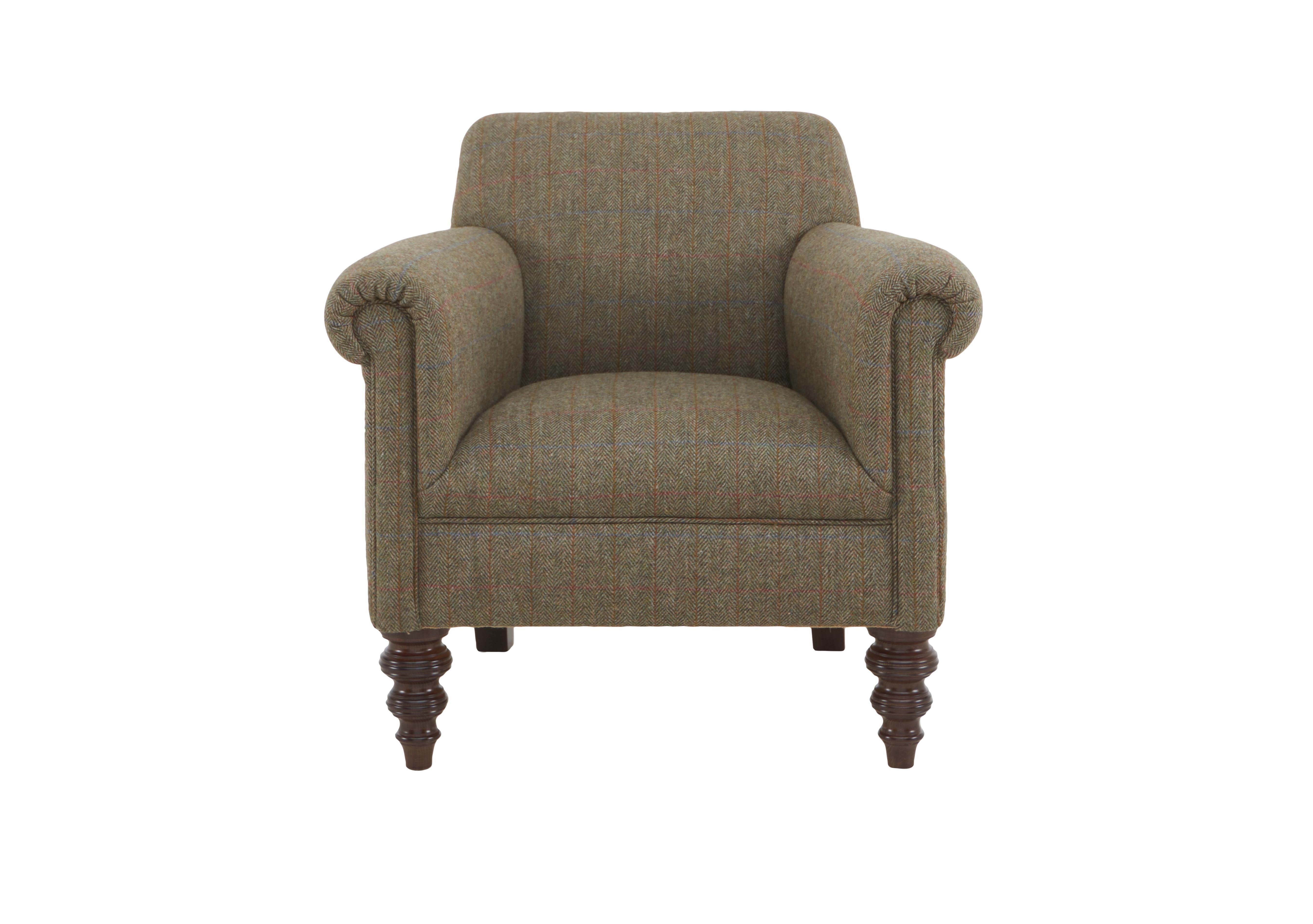 Talisker Tweed Fabric Accent Chair in  on Furniture Village
