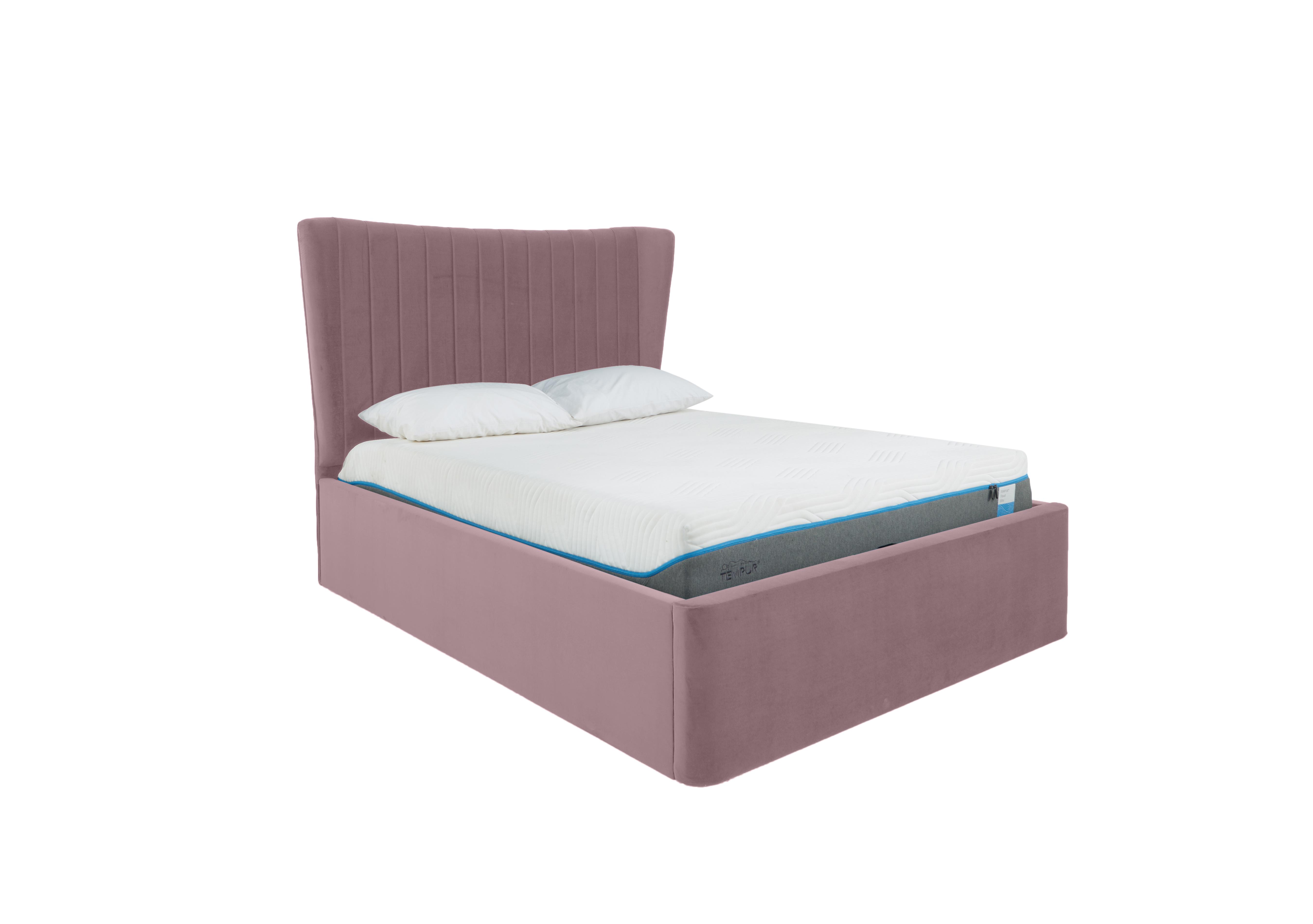 Roman Bed Frame in Velvet Lilac on Furniture Village