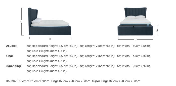 Roman Ottoman Bed Frame in  on Furniture Village