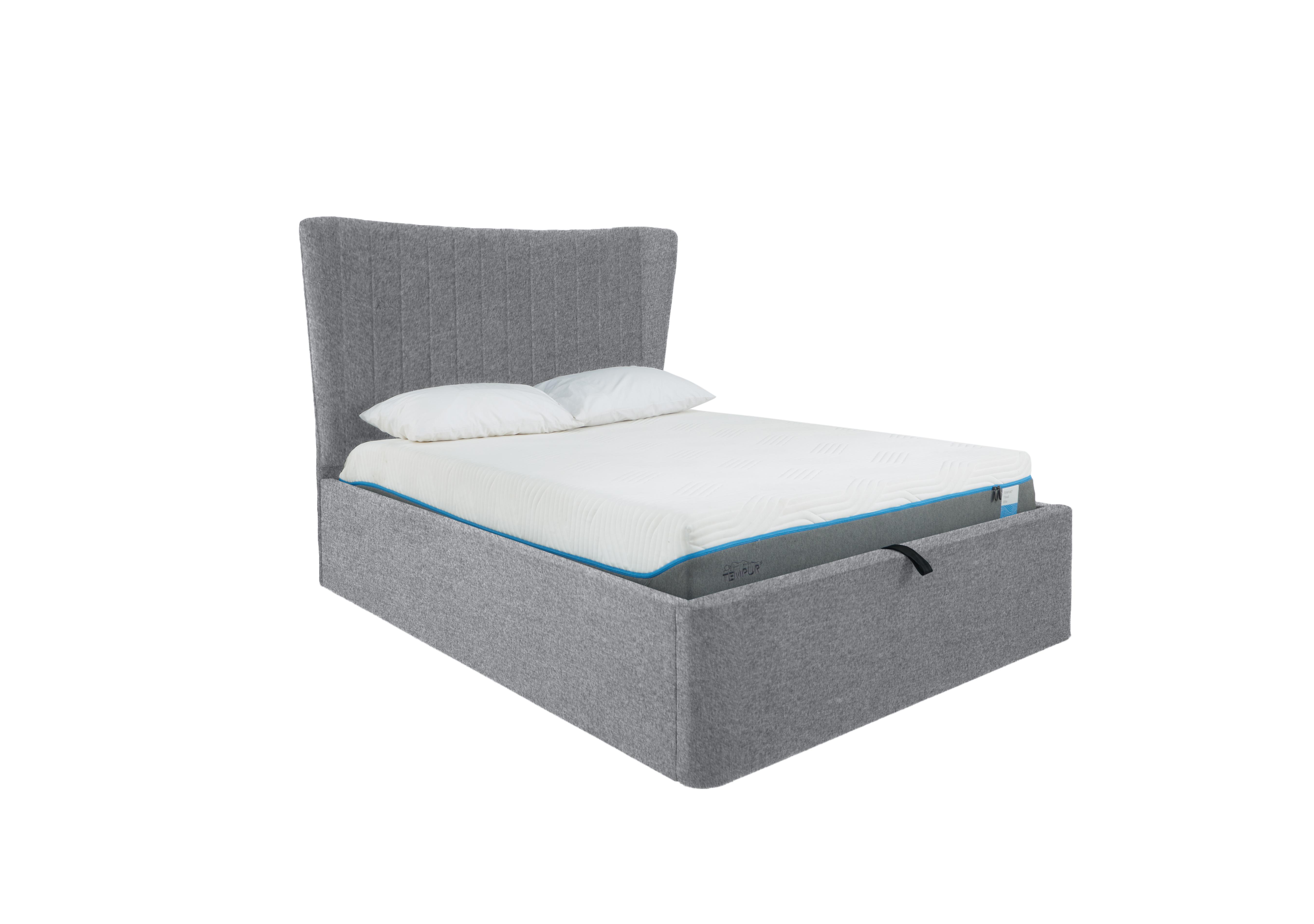 Roman Ottoman Bed Frame in Gatsby Mountain Haze on Furniture Village
